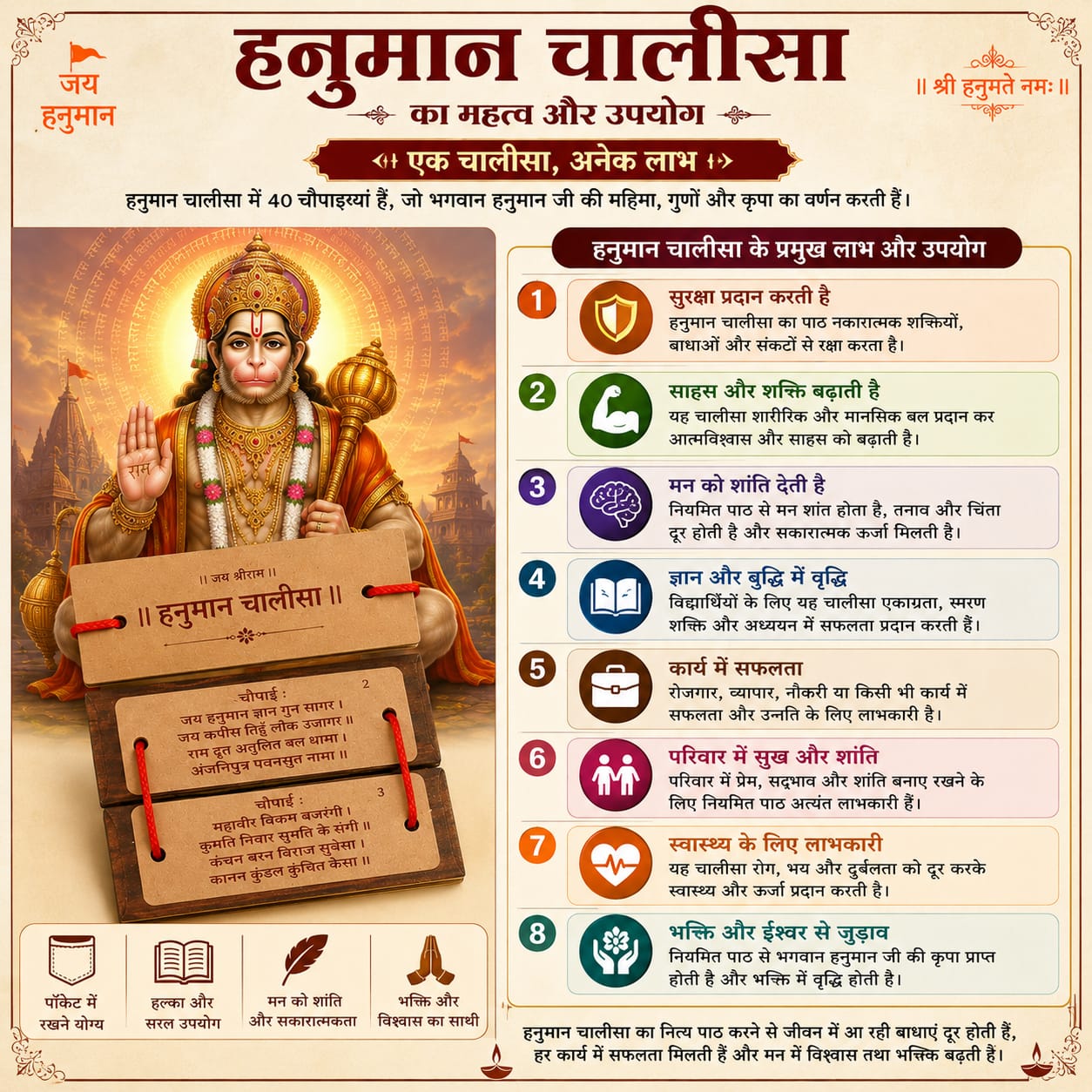 Hanuman Chalisa (Pocket Size)