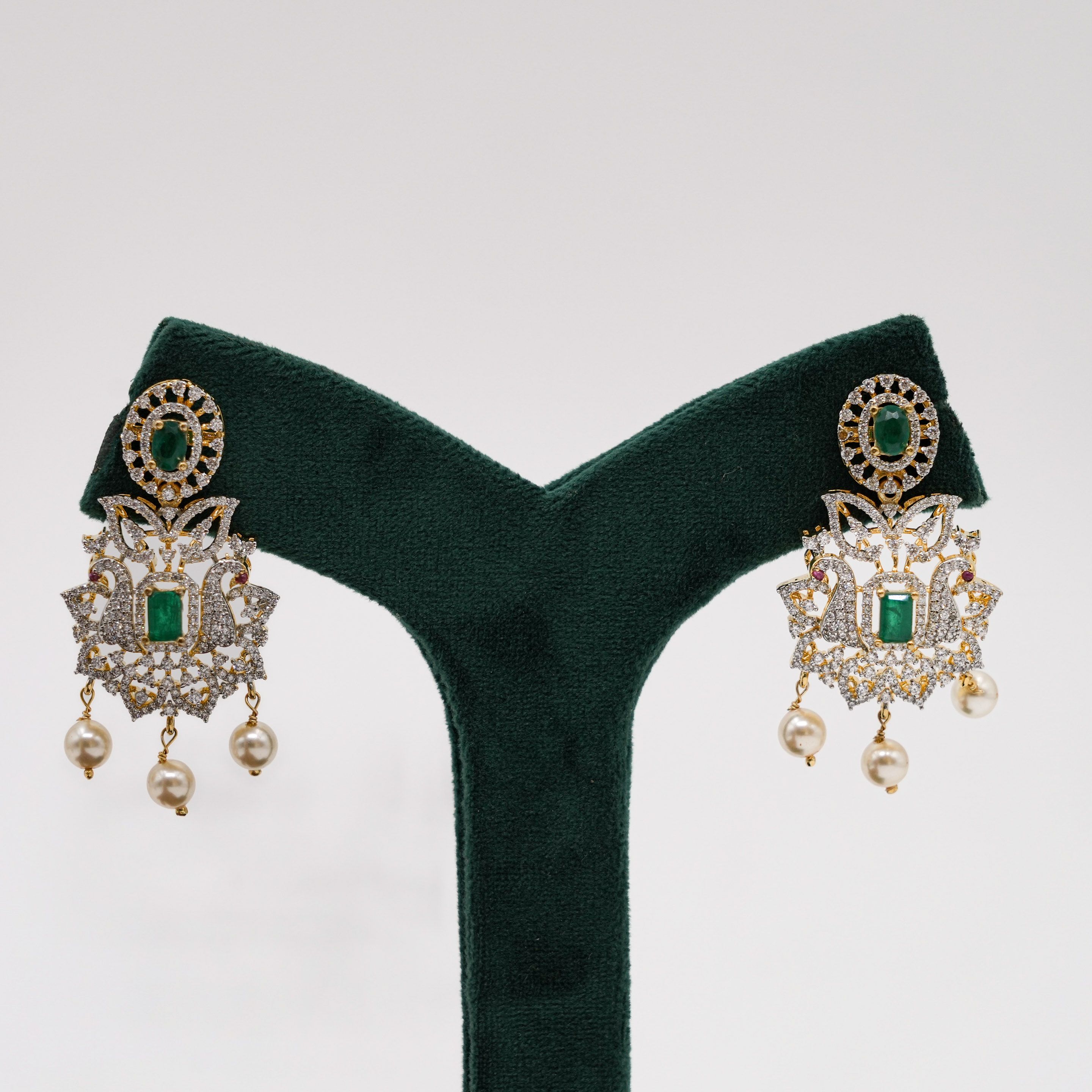 Emerald Drop Earrings