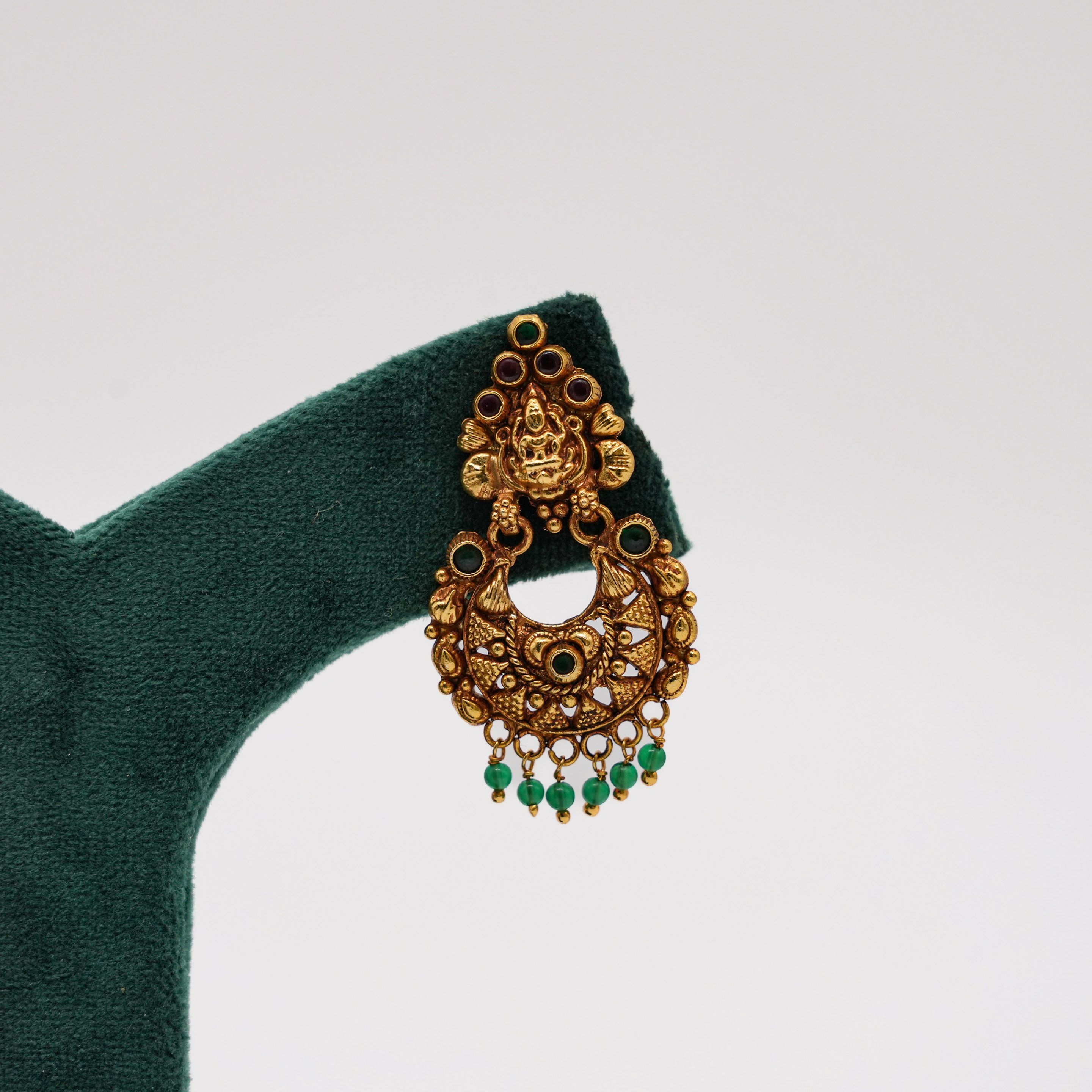 Raag Silver Jewellery - Gold Drop Earrings