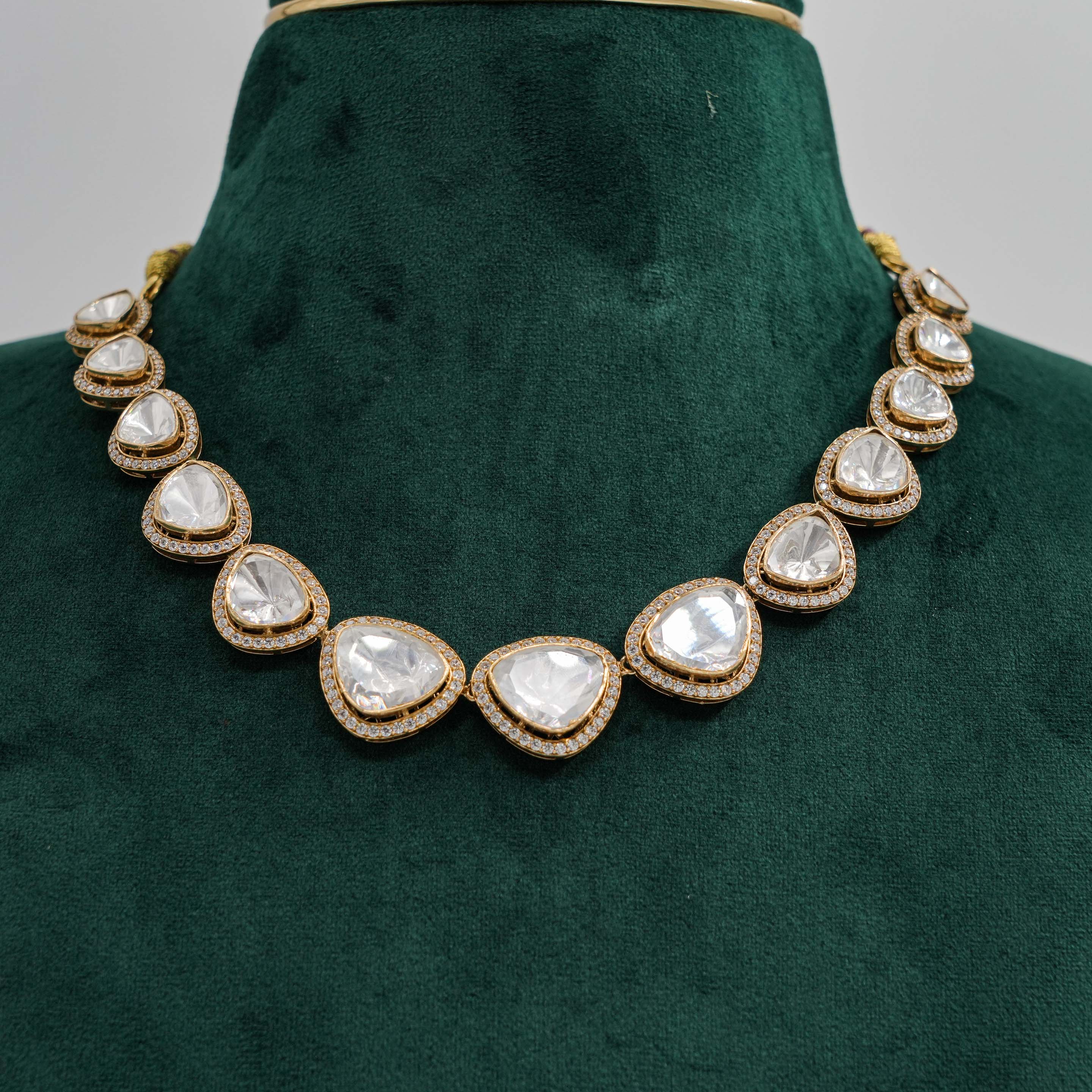 Raag Silver Jewellery - Silver Stone Necklace