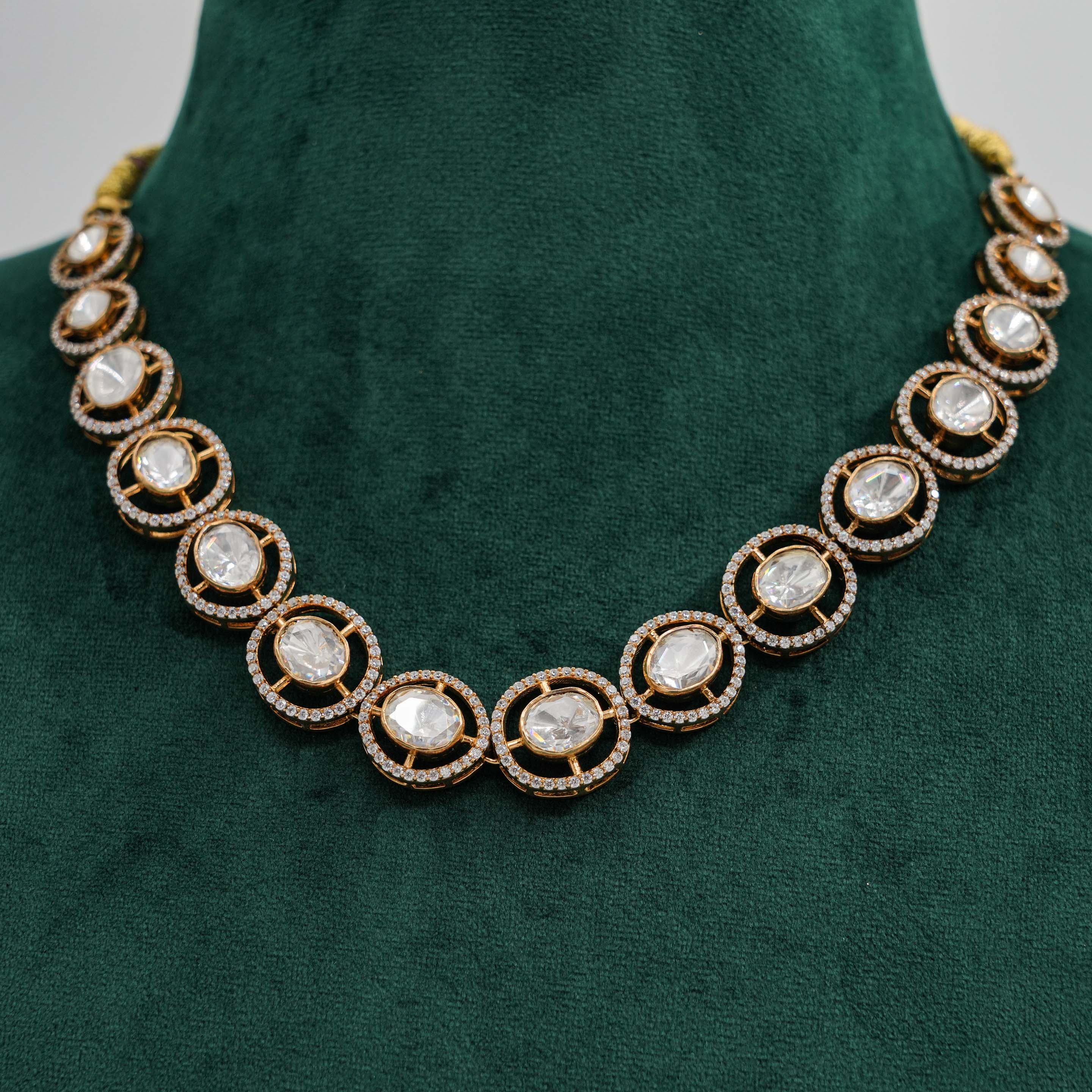 Raag Silver Jewellery - Silver Stone Necklace