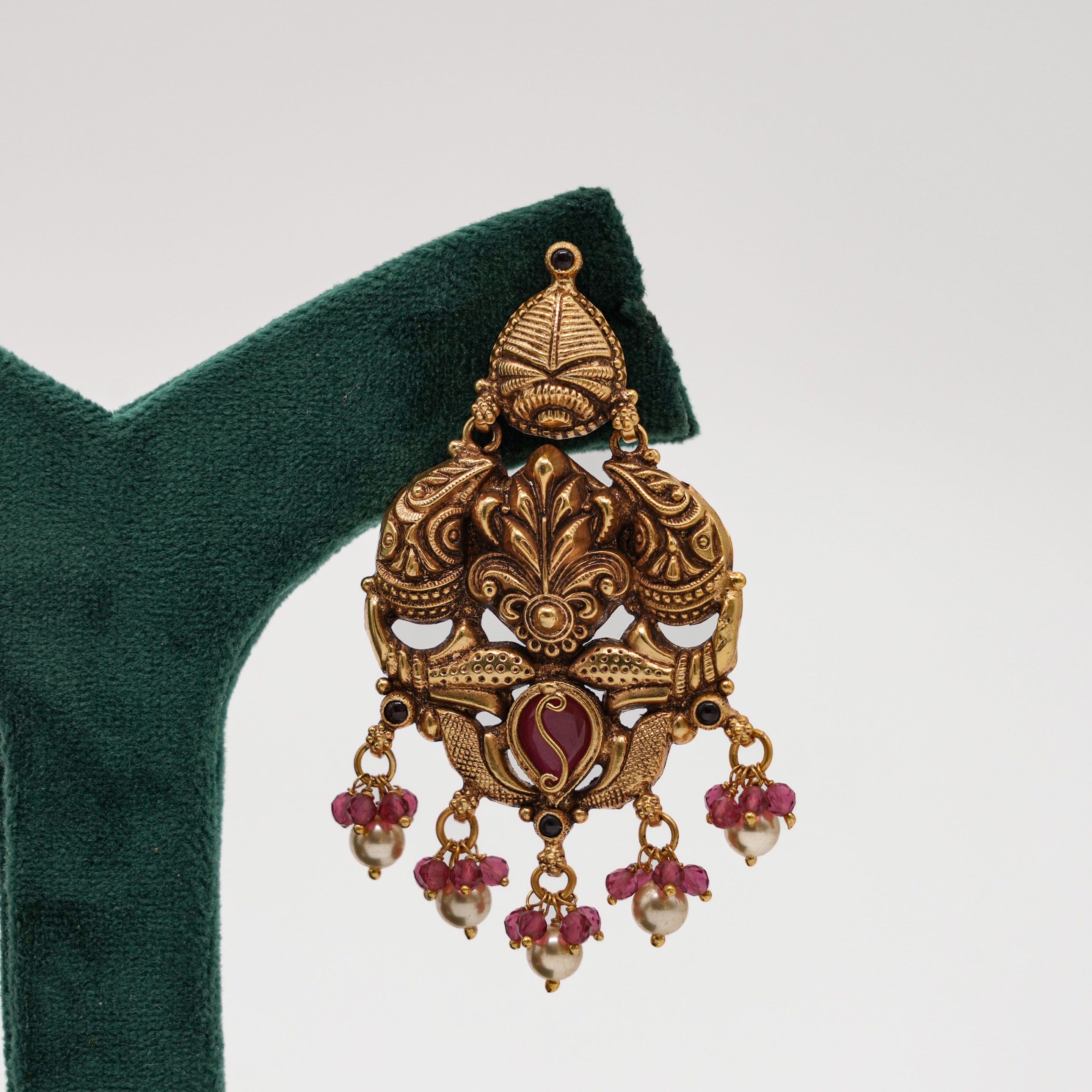 Raag Silver Jewellery - Gold Drop Earrings