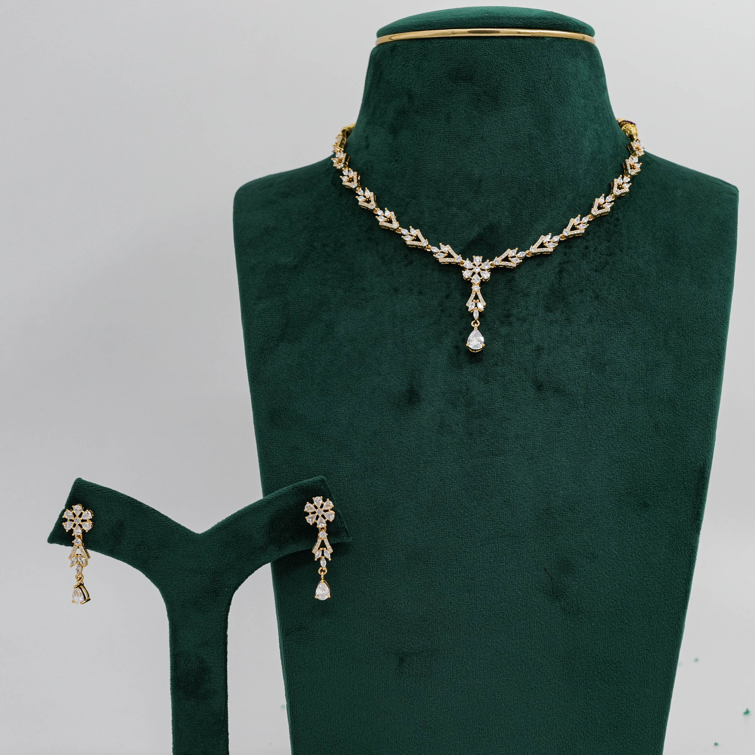 Raag Silver Jewellery - Stud Drop Earrings