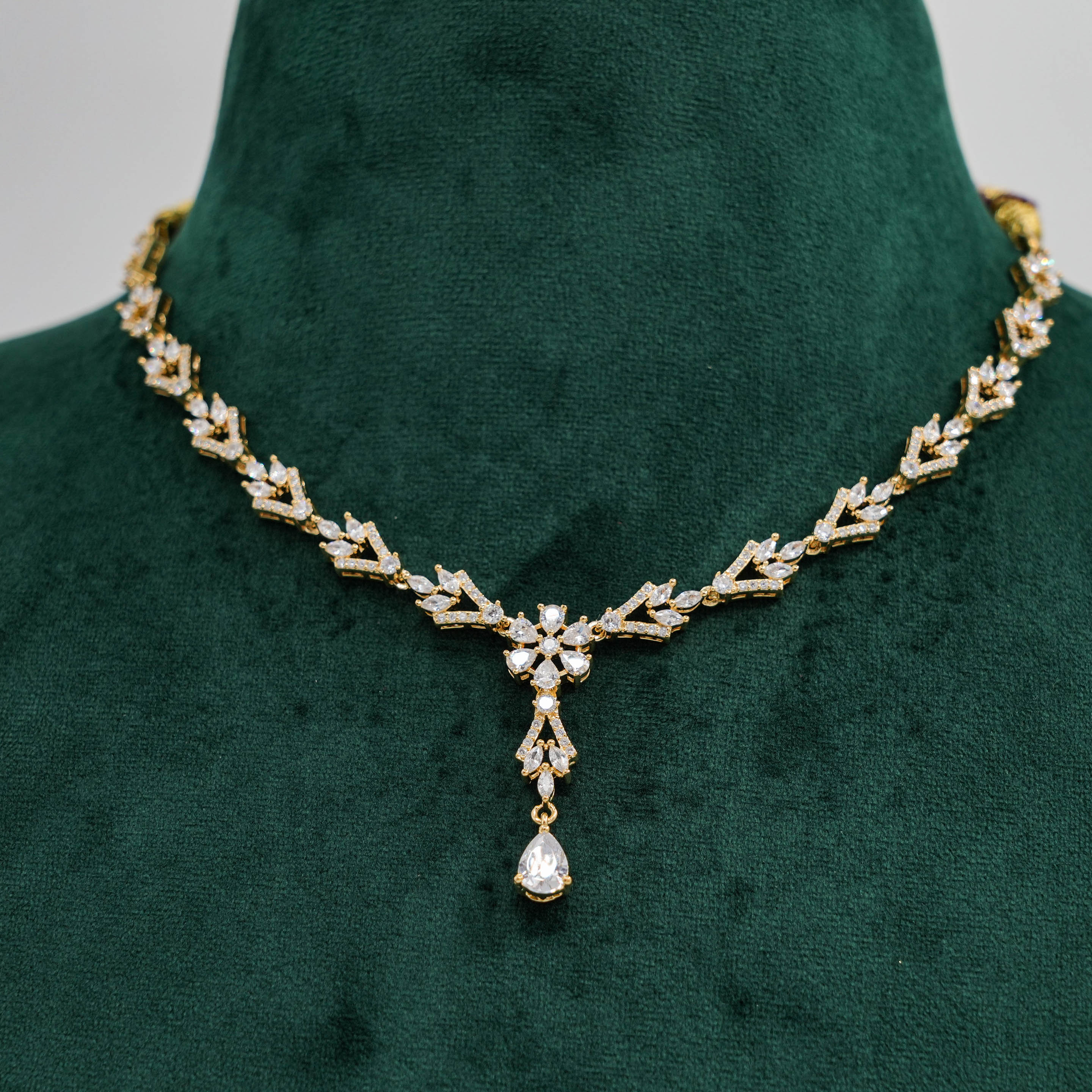 Raag Silver Jewellery - Stud Drop Earrings