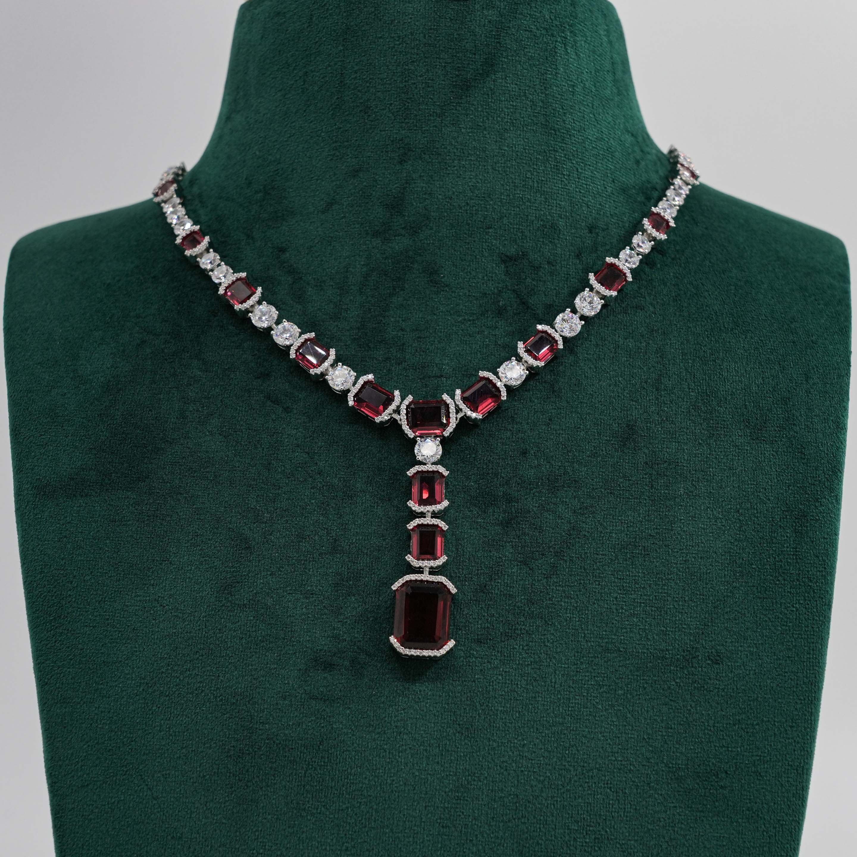 Raag Silver Jewellery - Silver Stone Necklace