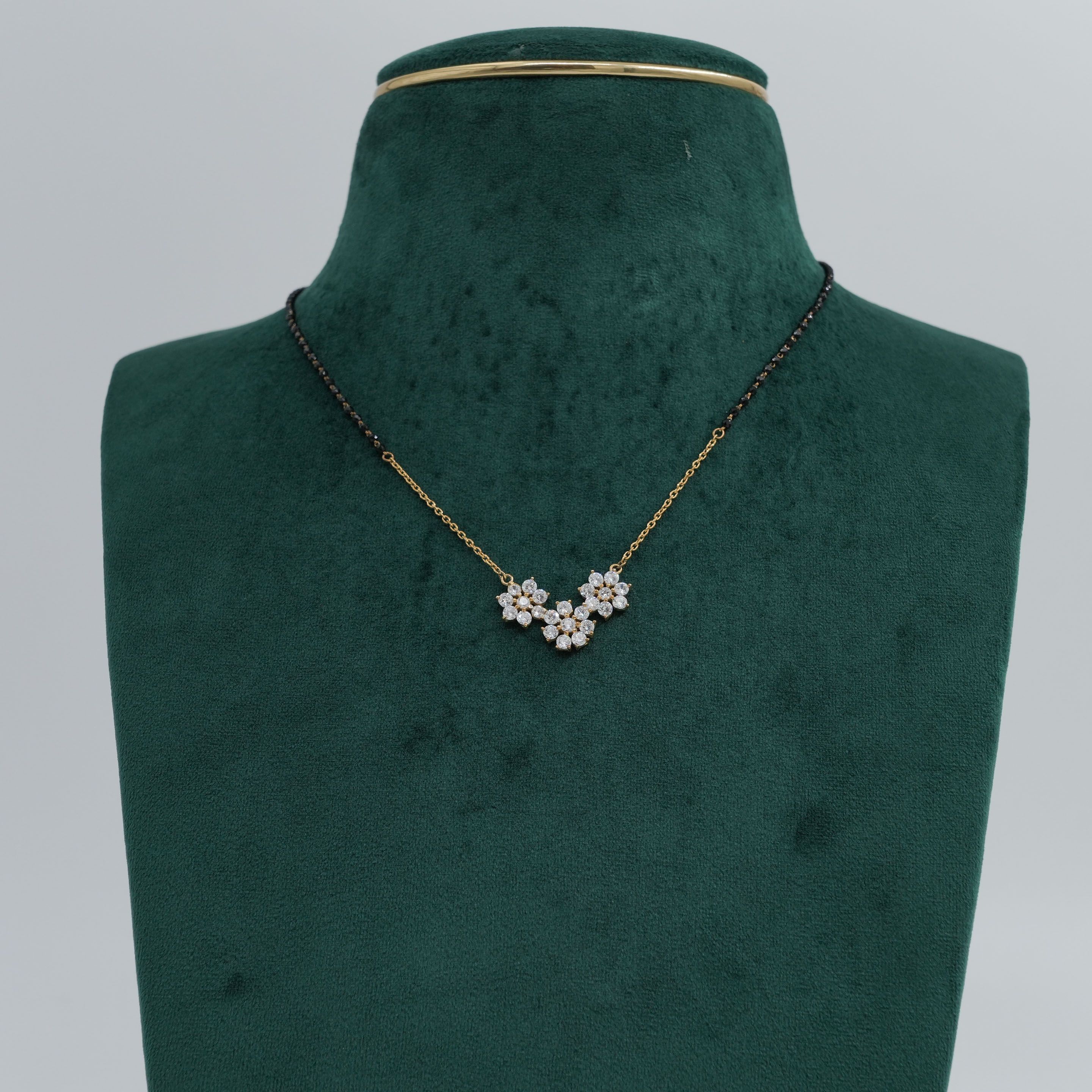Flower Mangalsutra Necklace