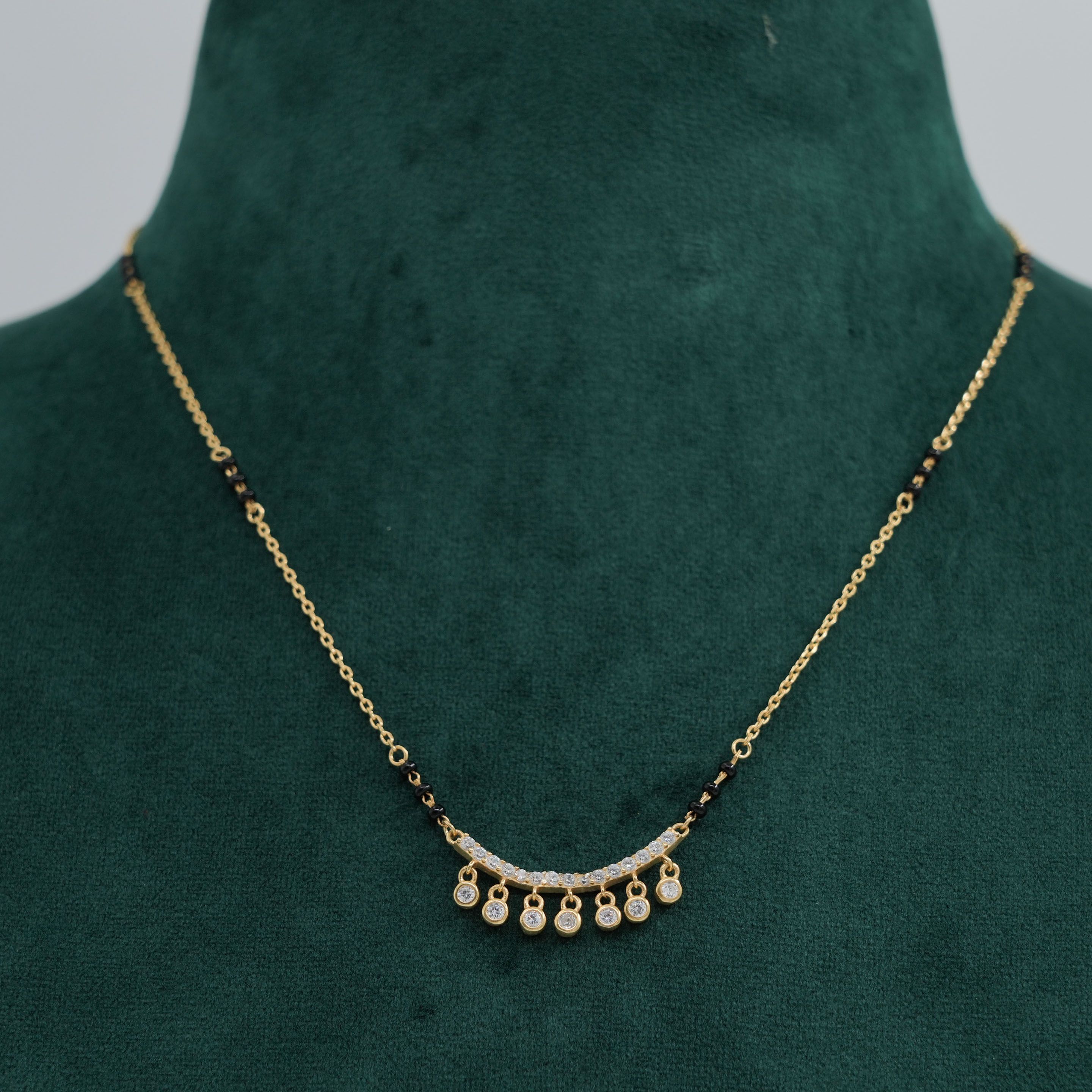 Raag Silver Jewellery - Gold Mangalsutra Necklace