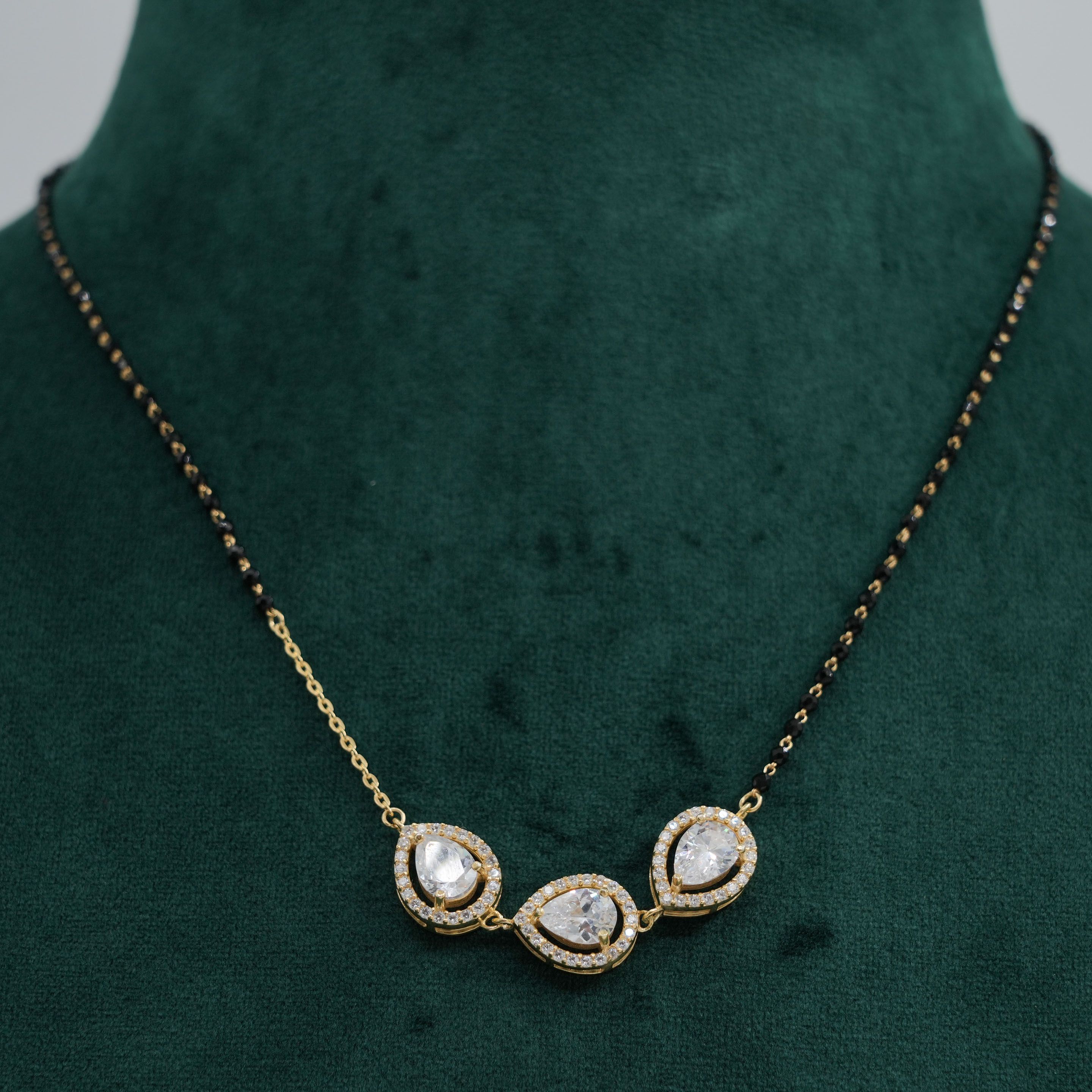 Raag Silver Jewellery - Gold Mangalsutra Necklace