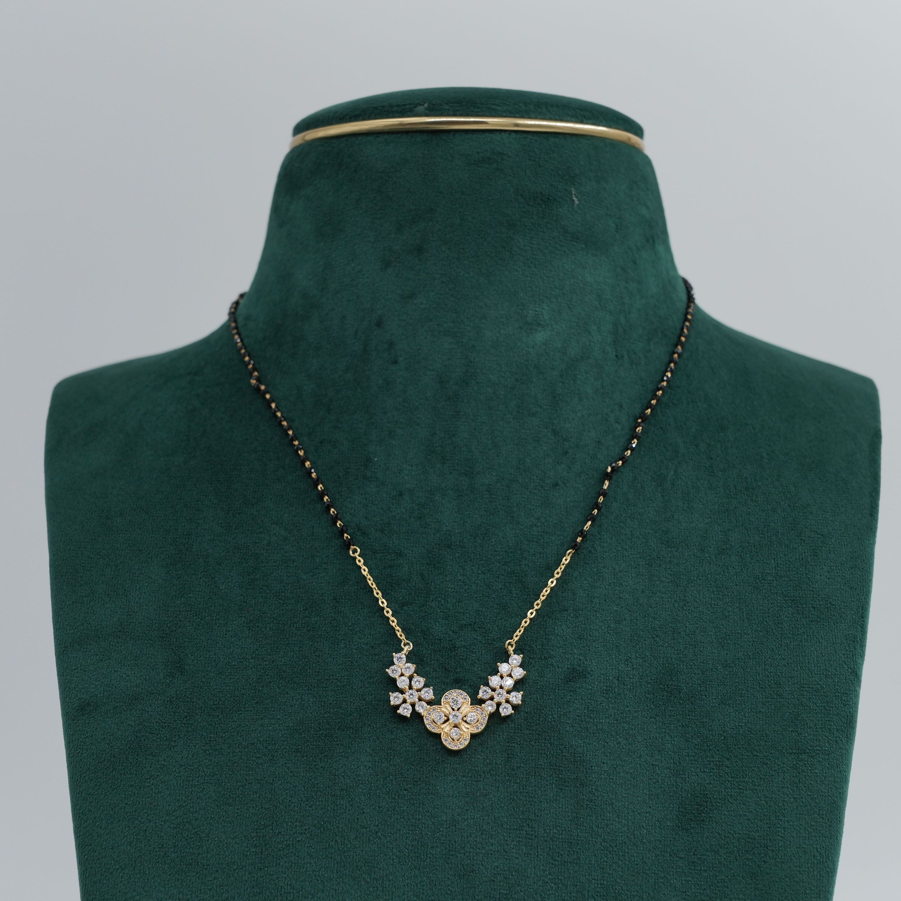 Raag Silver Jewellery - CZ Mangalsutra Necklace