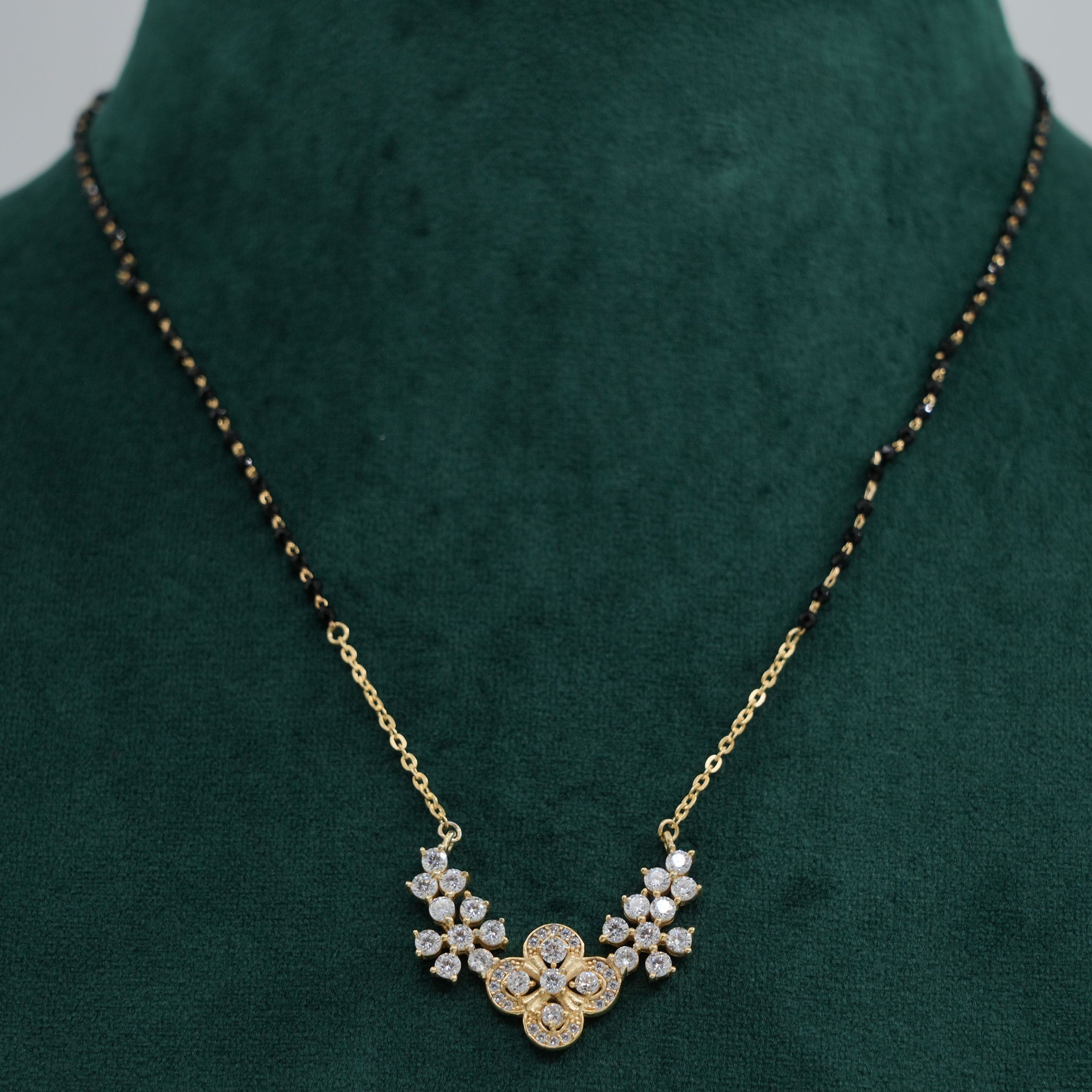 Raag Silver Jewellery - CZ Mangalsutra Necklace