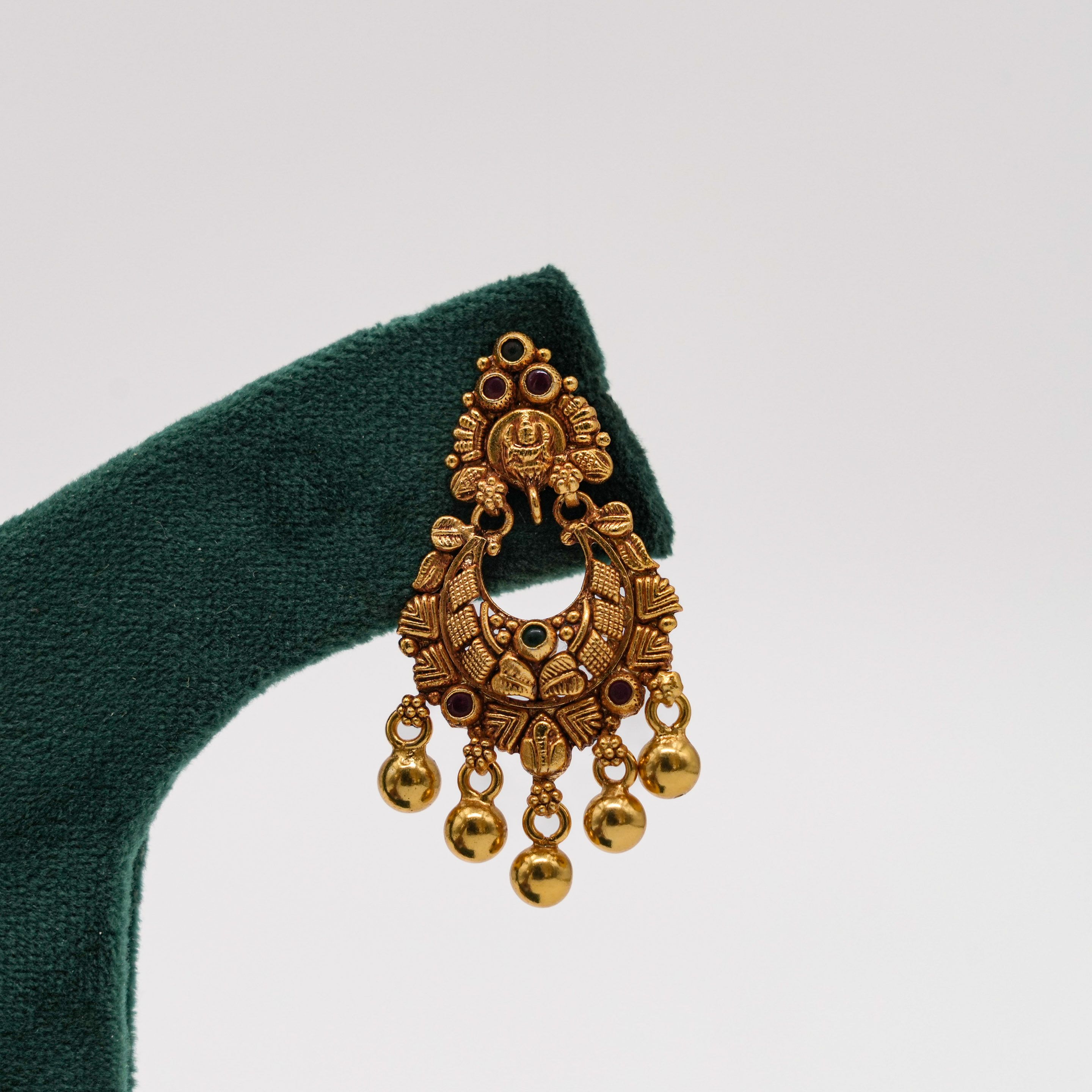 Raag Silver Jewellery - Gold Drop Earrings