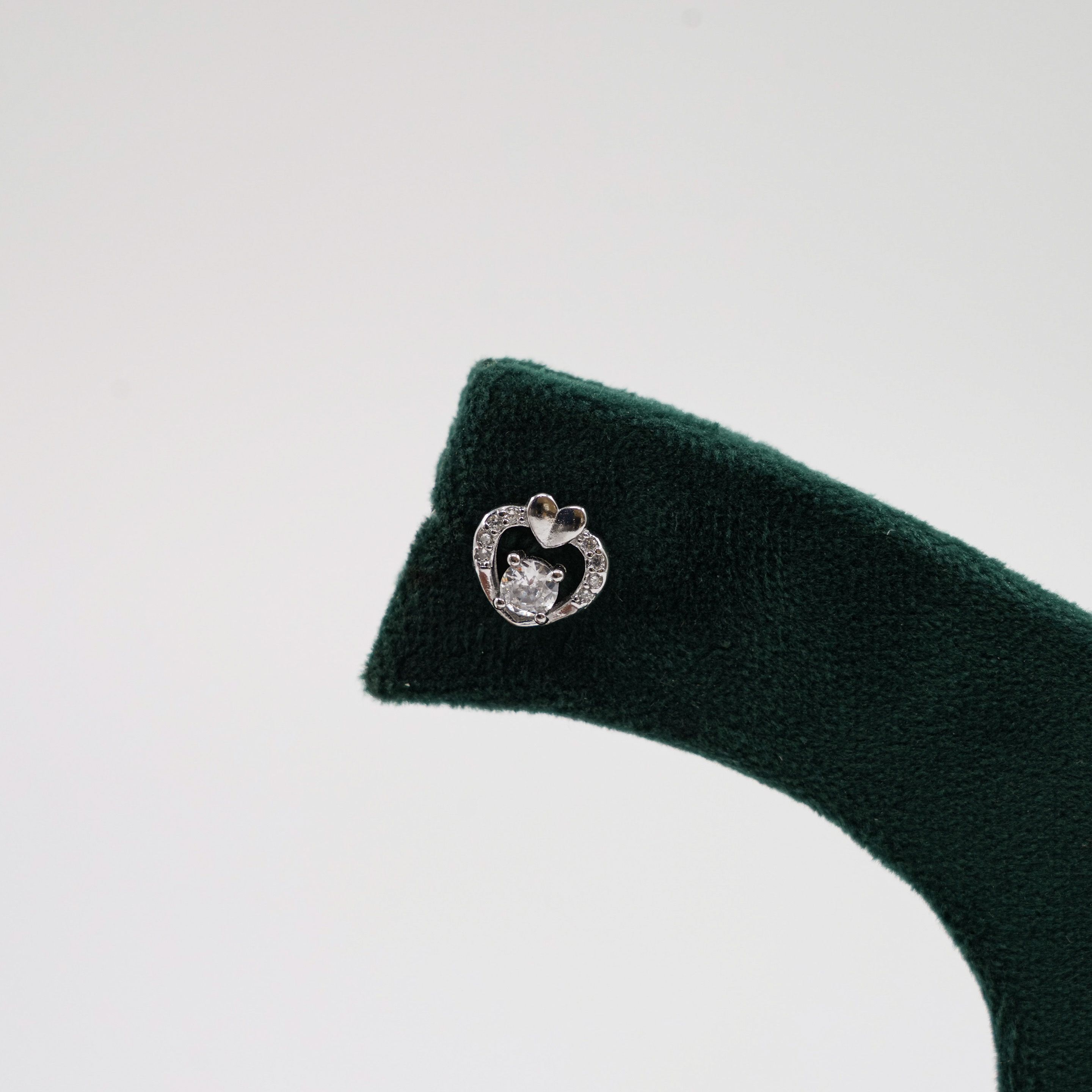 Silver Heart Earrings