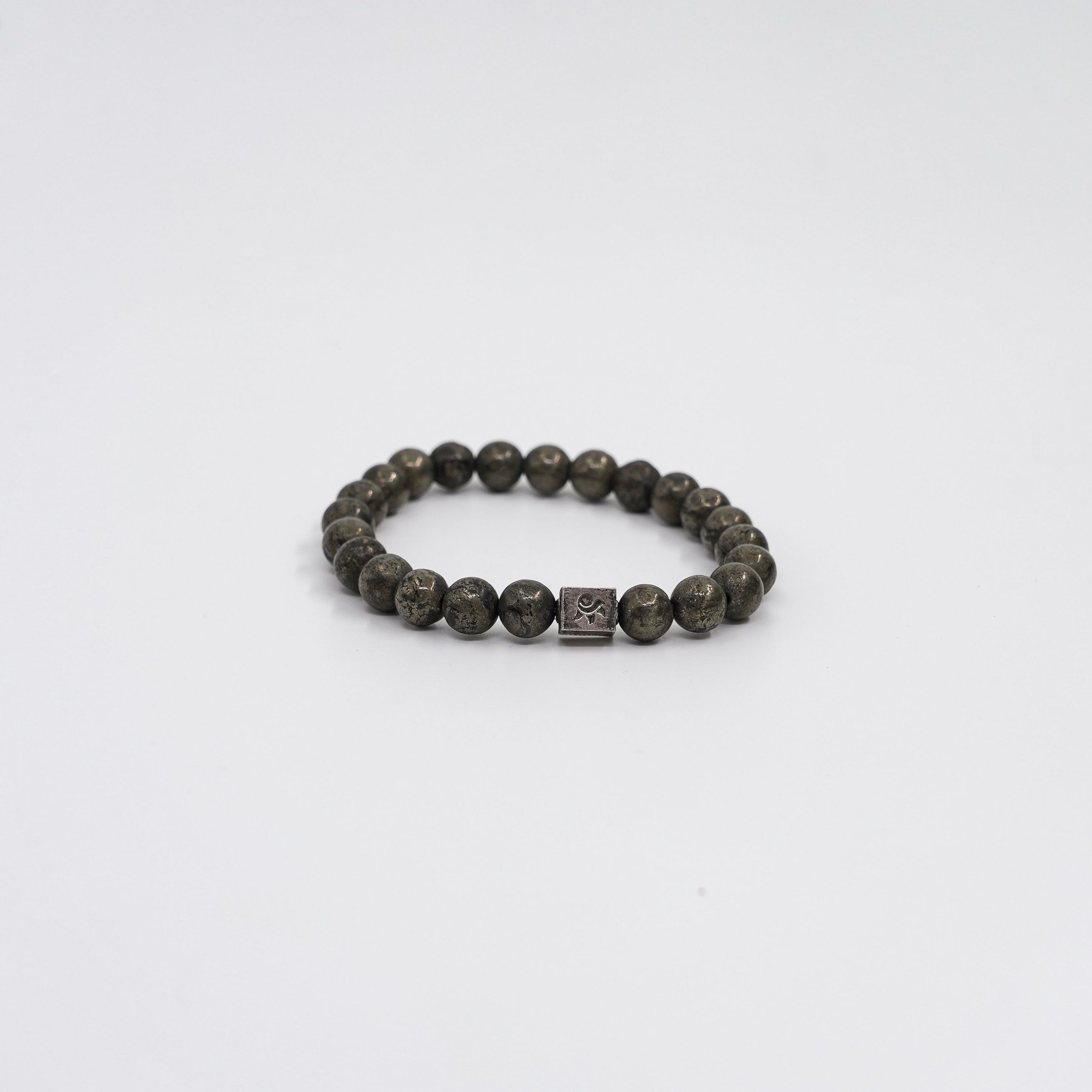 Pyrite Beaded Bracelet