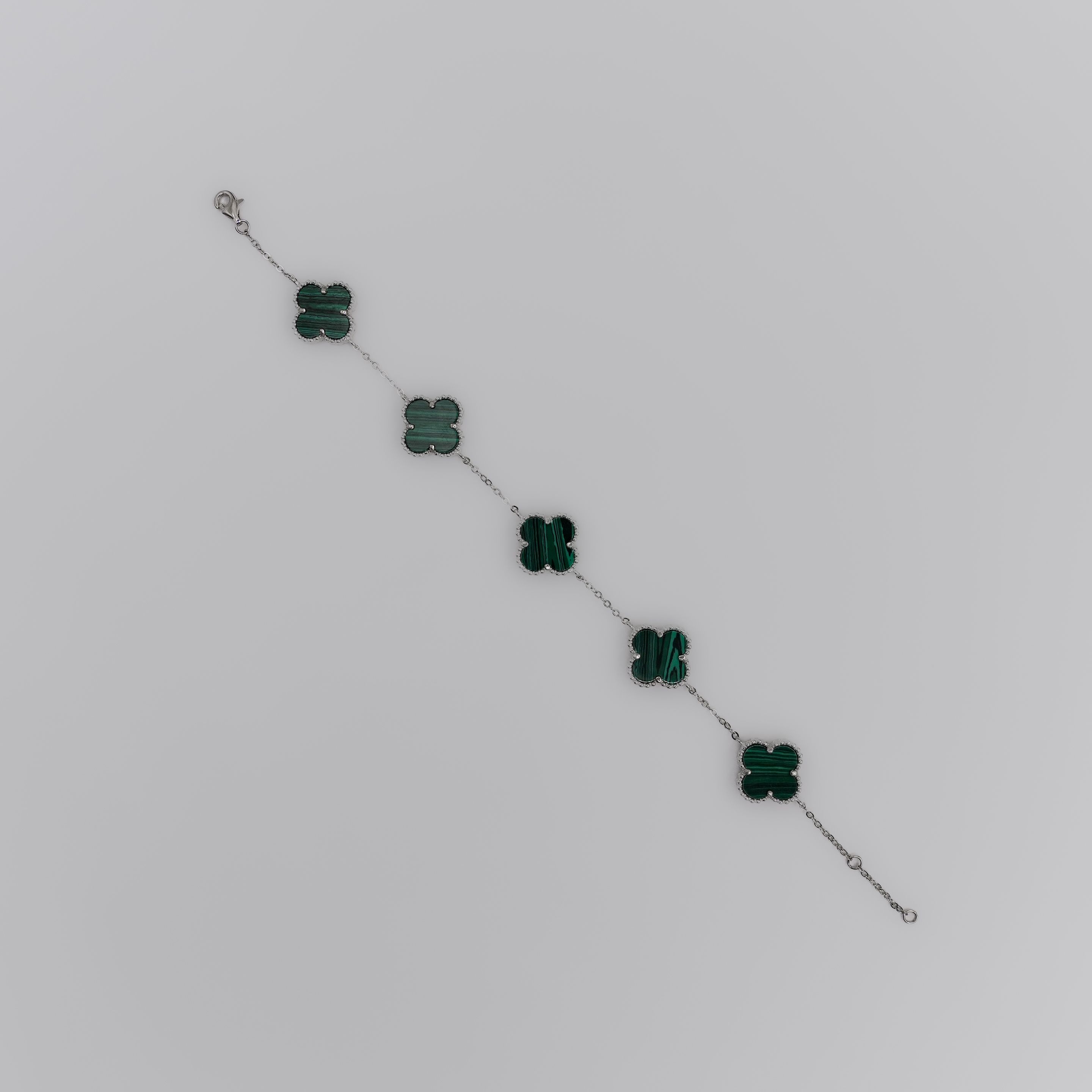 Silver Clover Bracelet