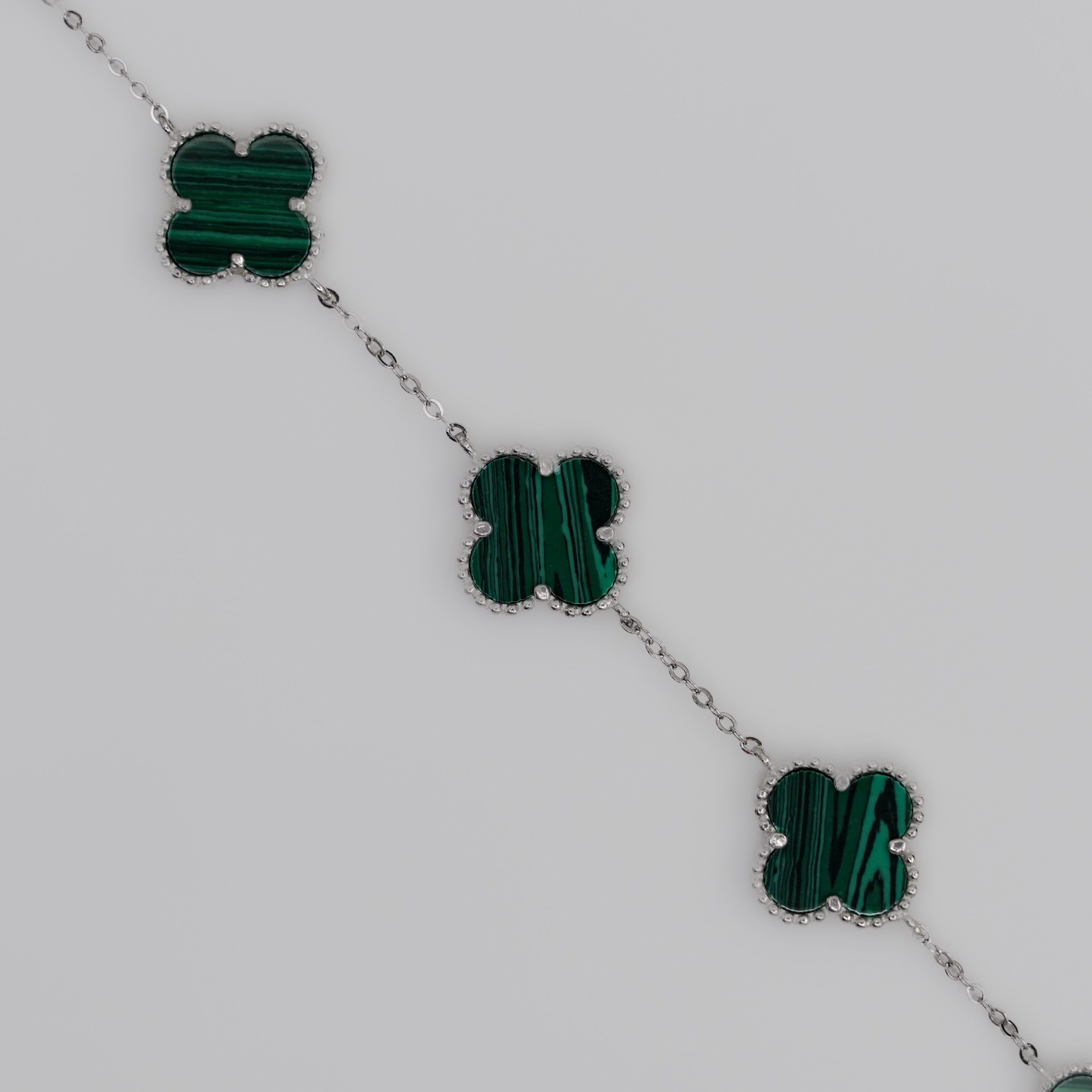 Silver Clover Bracelet