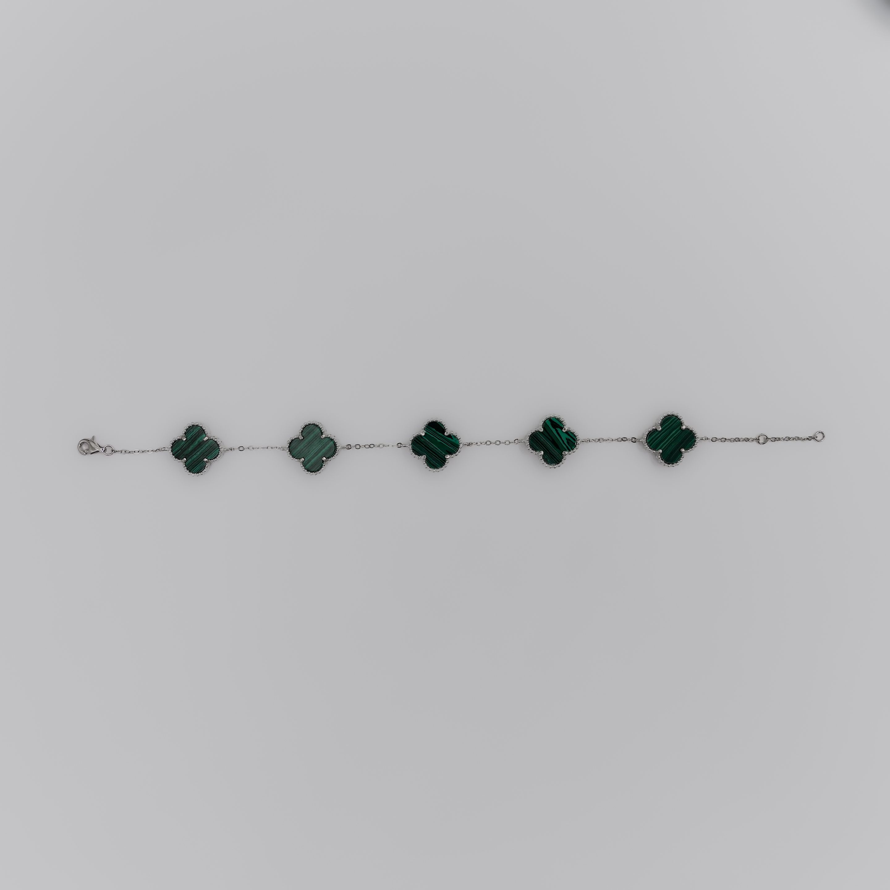 Silver Clover Bracelet