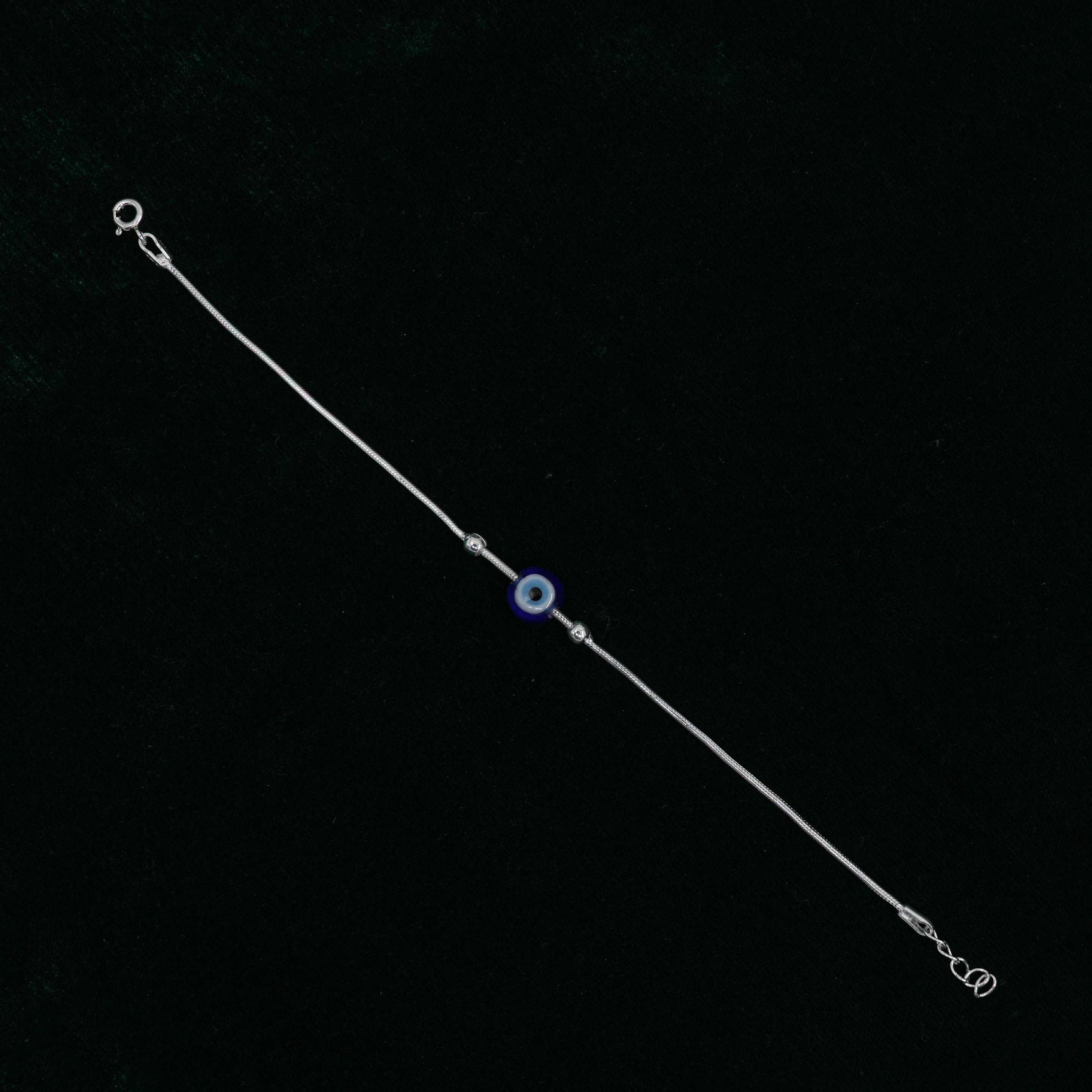 Silver Evil Bracelet