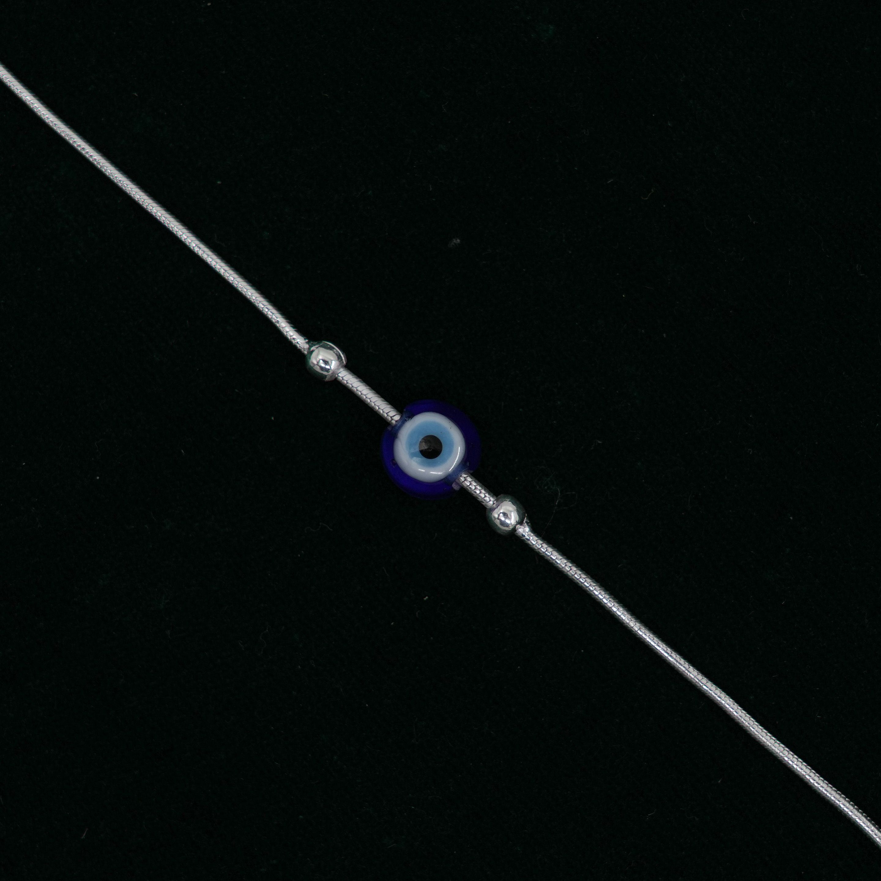 Silver Evil Bracelet