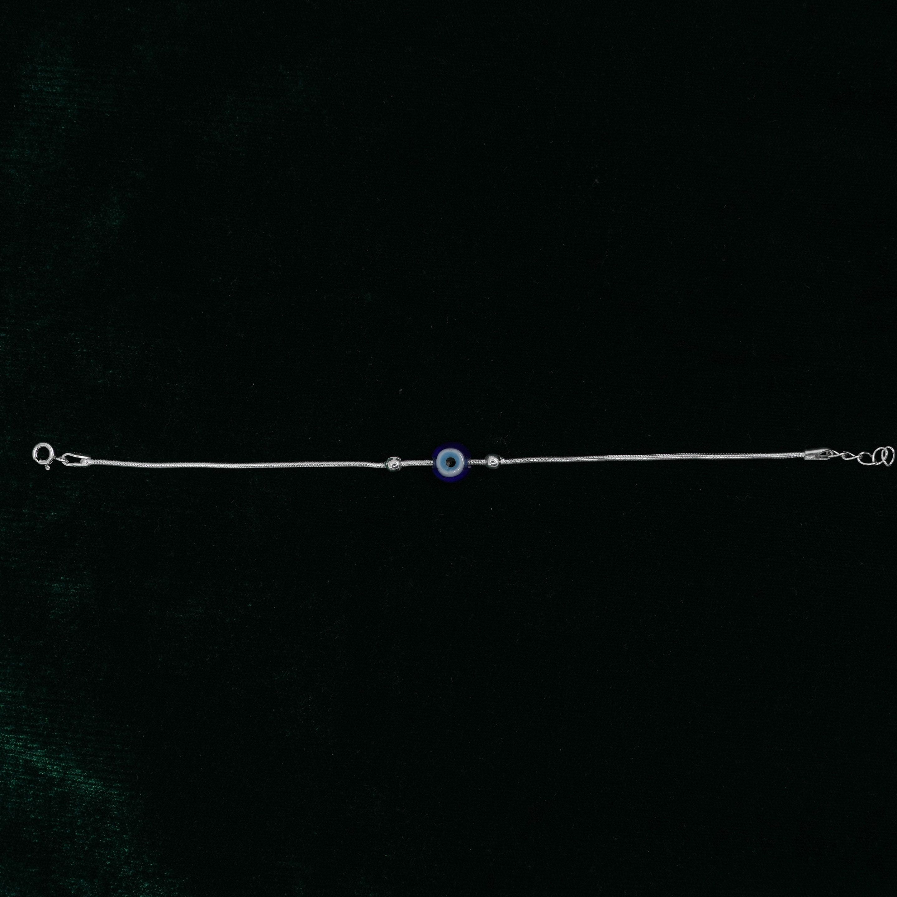 Silver Evil Bracelet