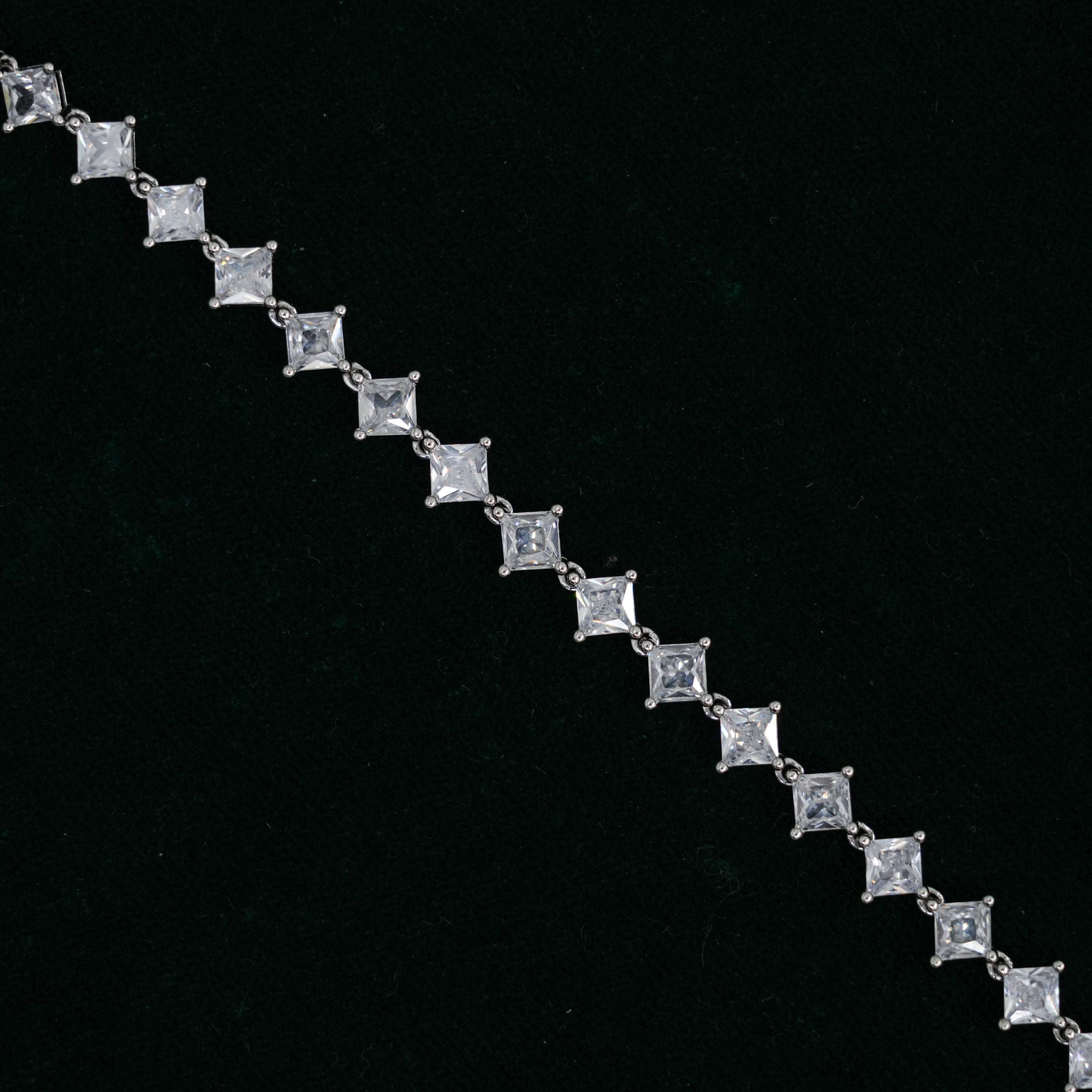 Raag Silver Jewellery - Silver Diamond Bracelet