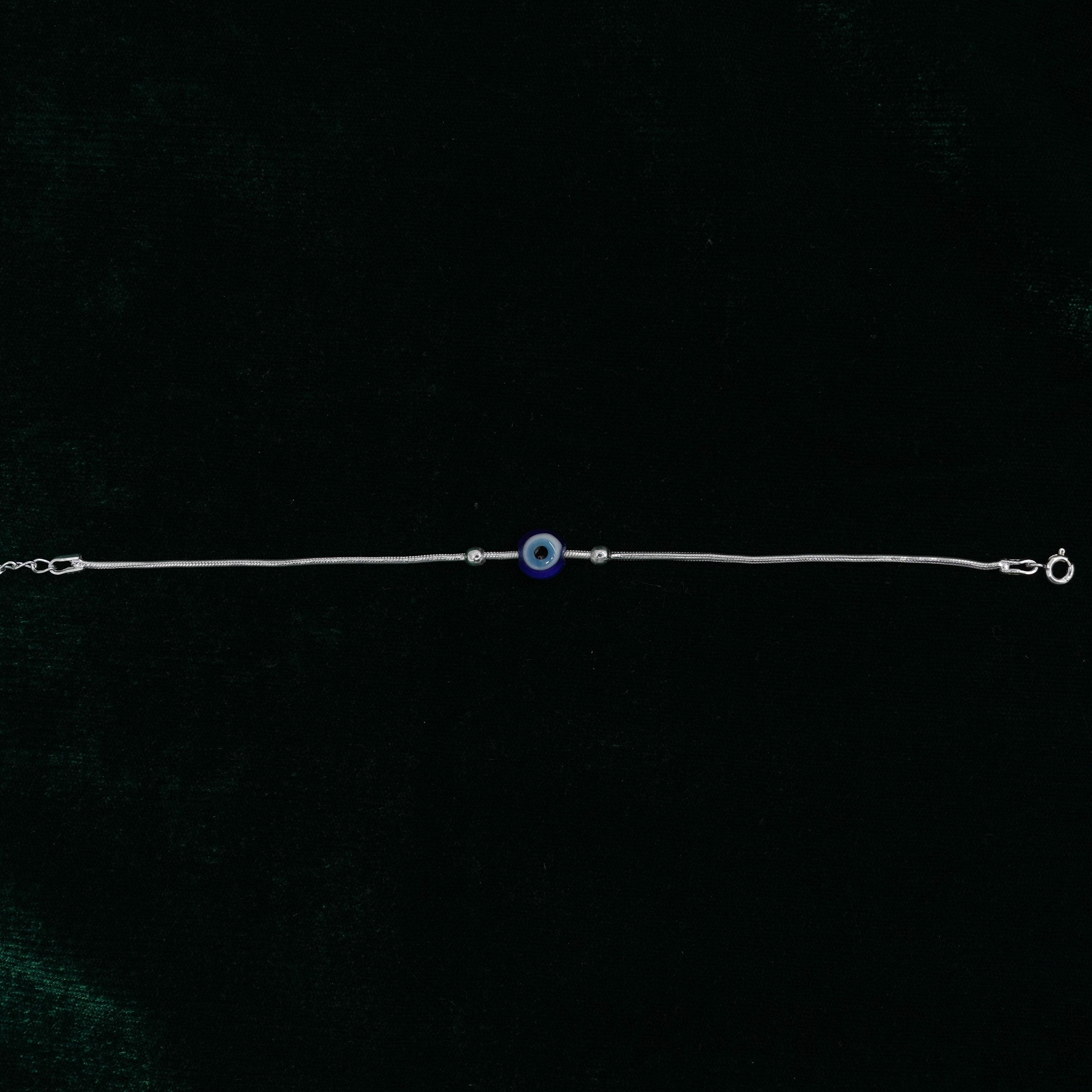 Silver Evil Eye Bracelet