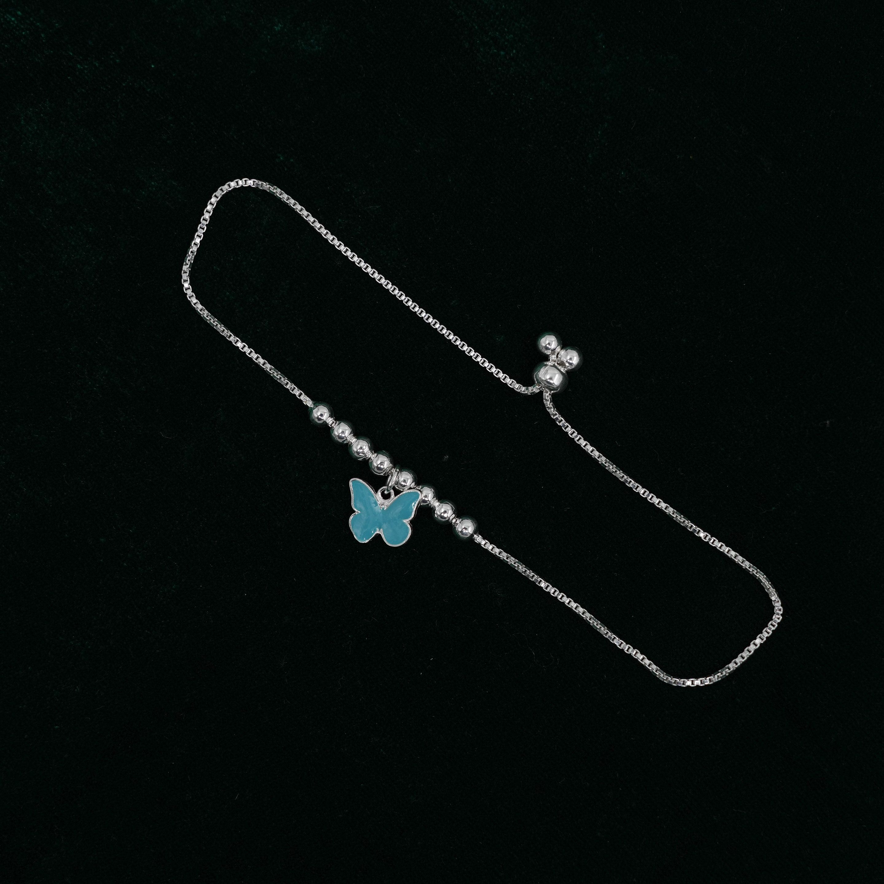 Silver Butterfly Bracelet