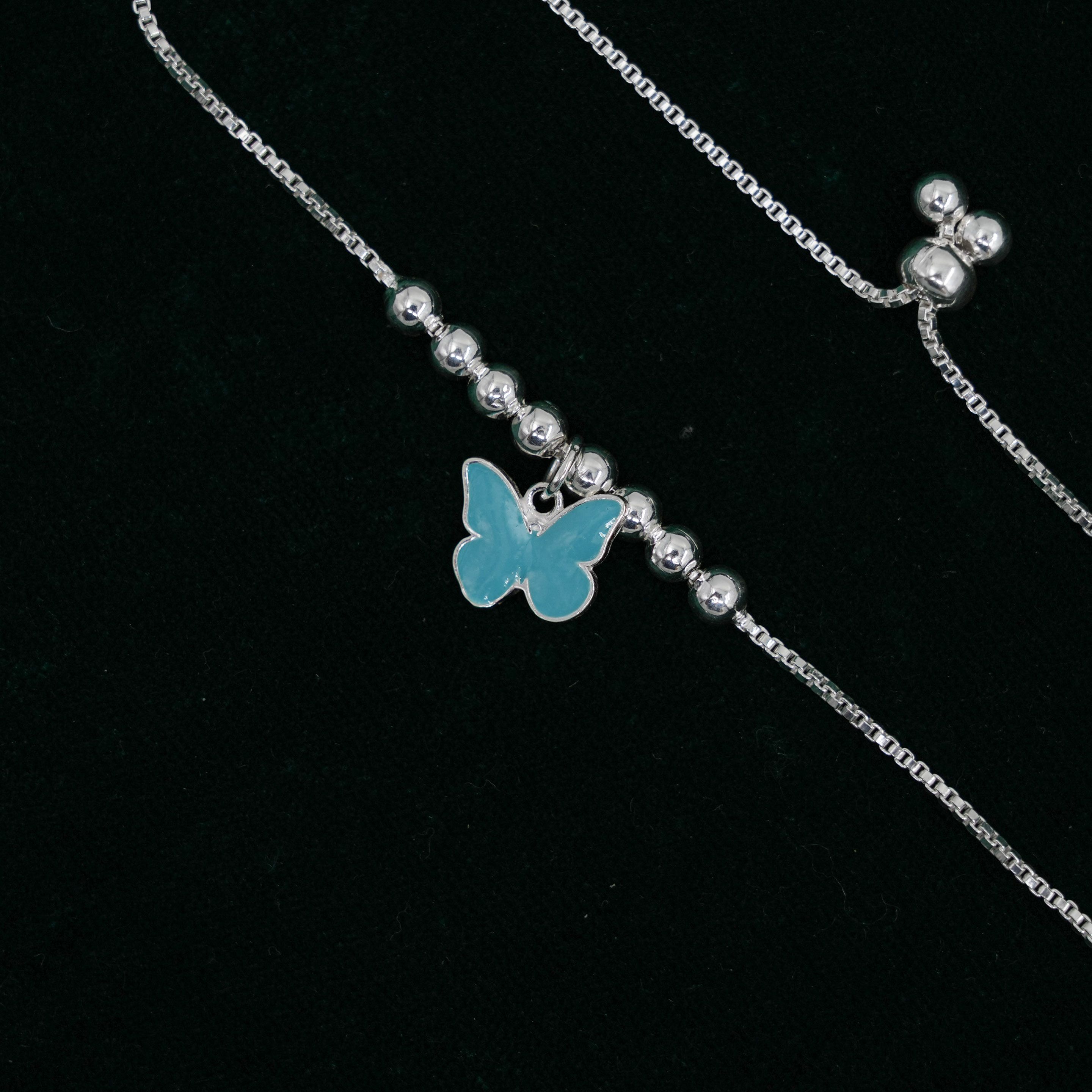 Silver Butterfly Bracelet