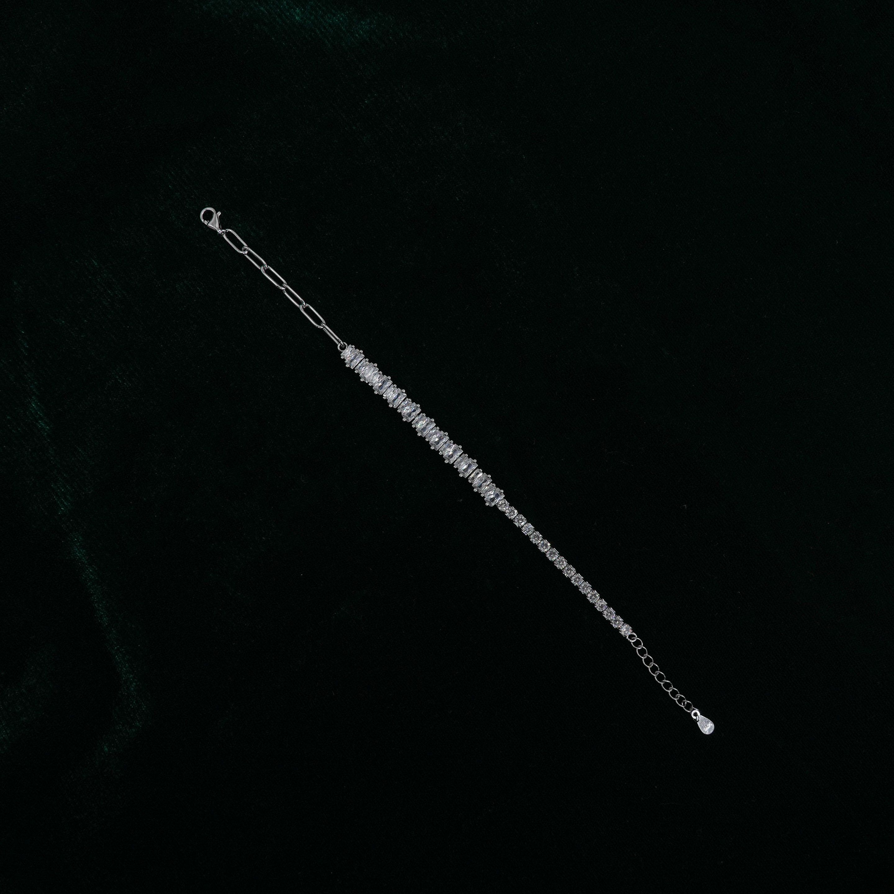 Silver Stone Bracelet