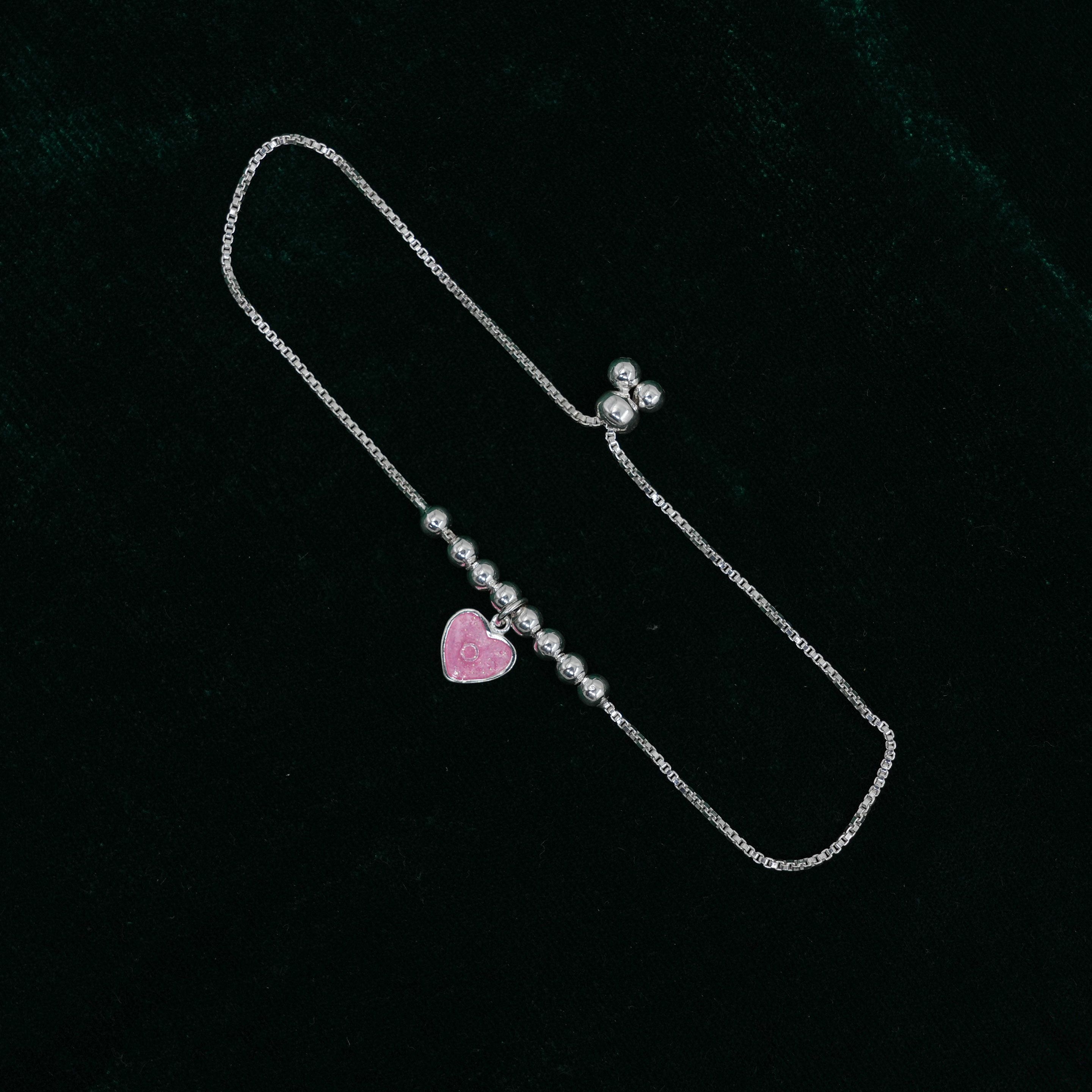 Silver Heart Bracelet