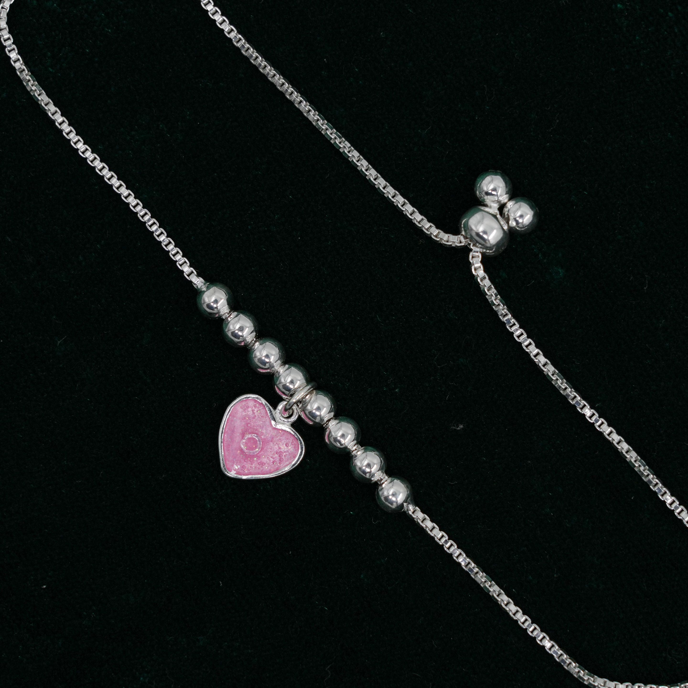 Silver Heart Bracelet
