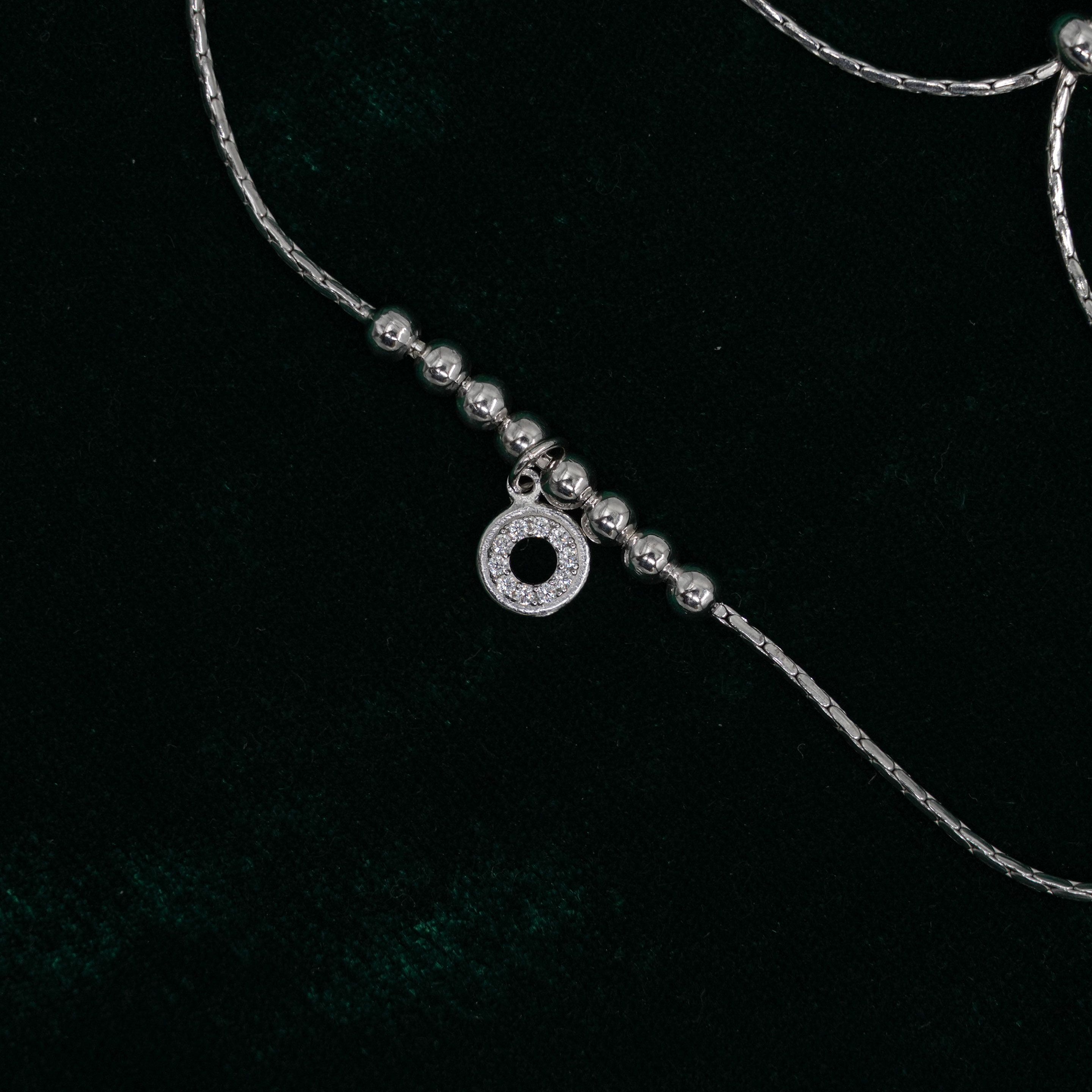 Silver Beaded Bracelet