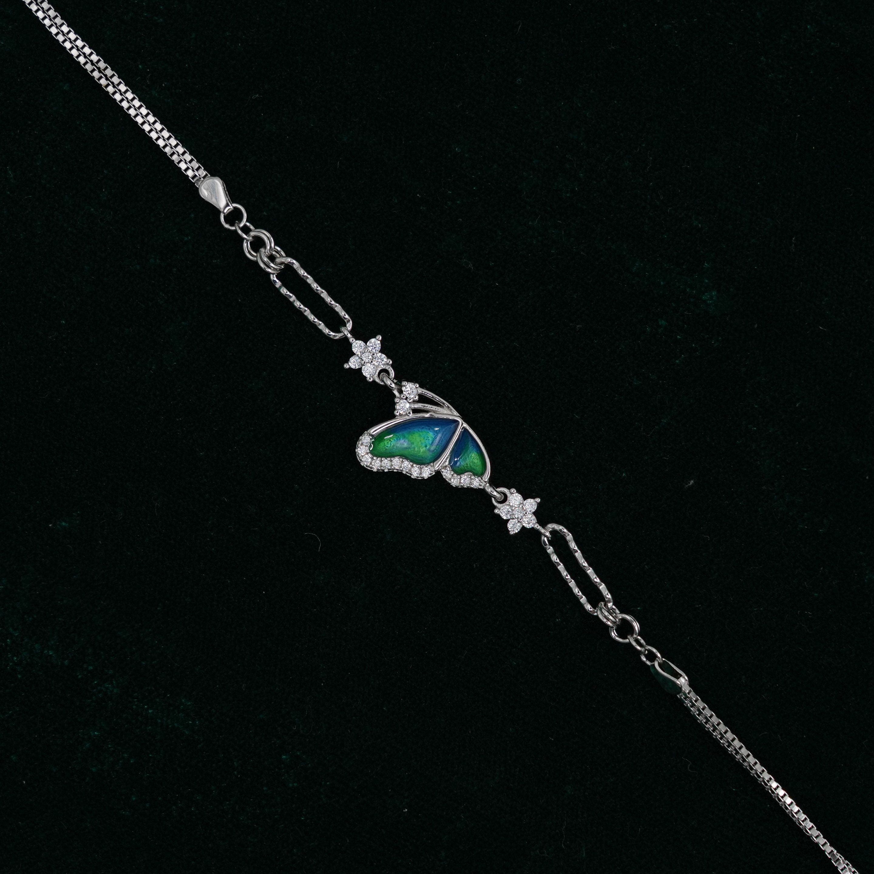 Raag Silver Jewellery - Butterfly Silver Bracelet