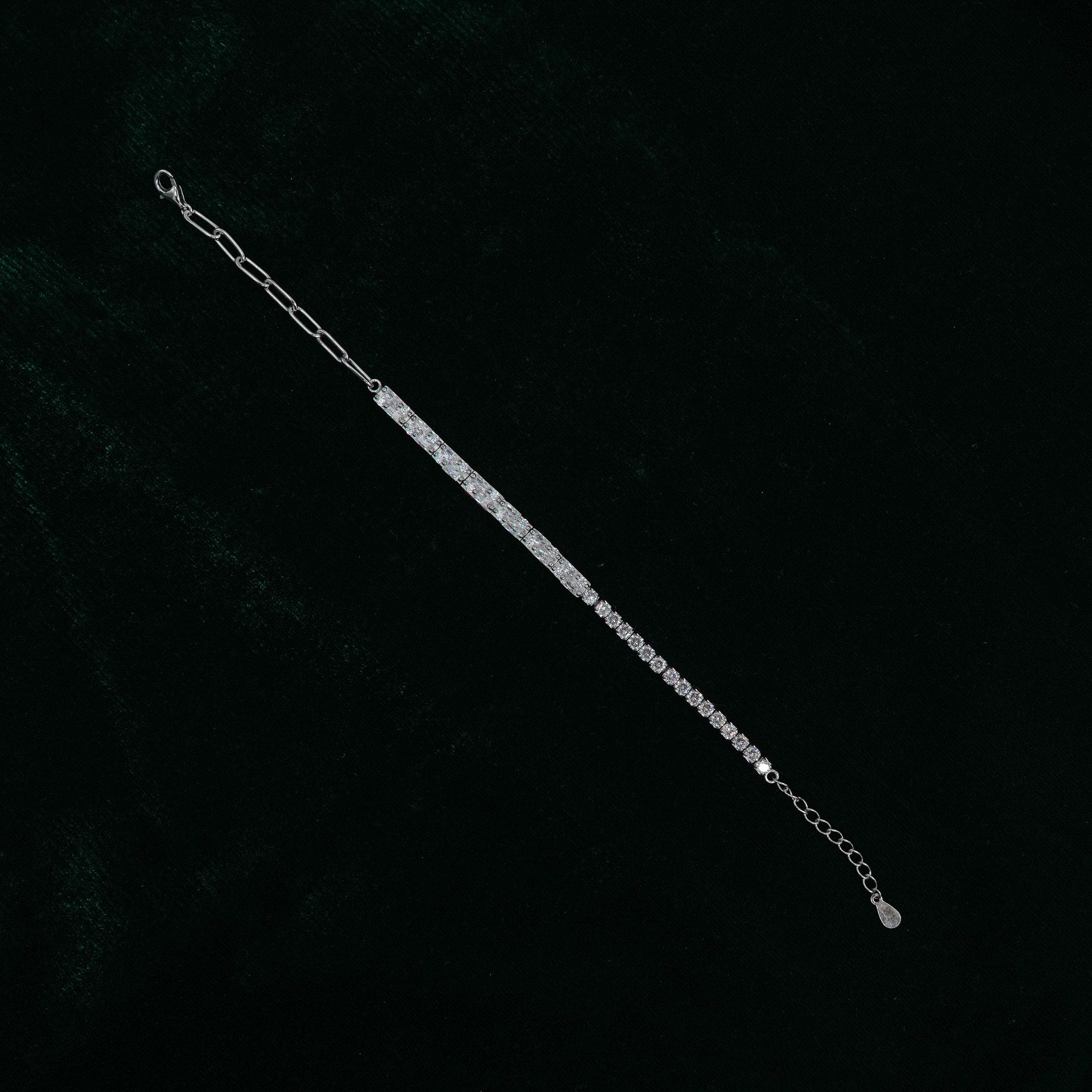 Silver Stone Bracelet