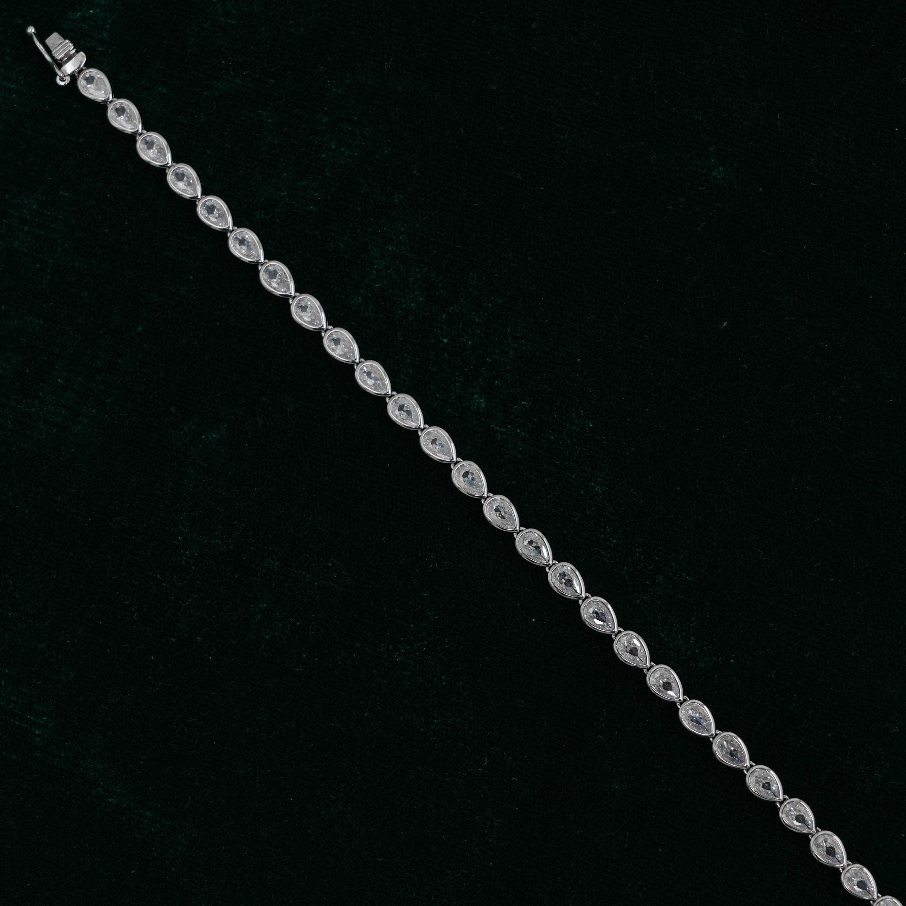 Raag Silver Jewellery - Silver Pear Bracelet