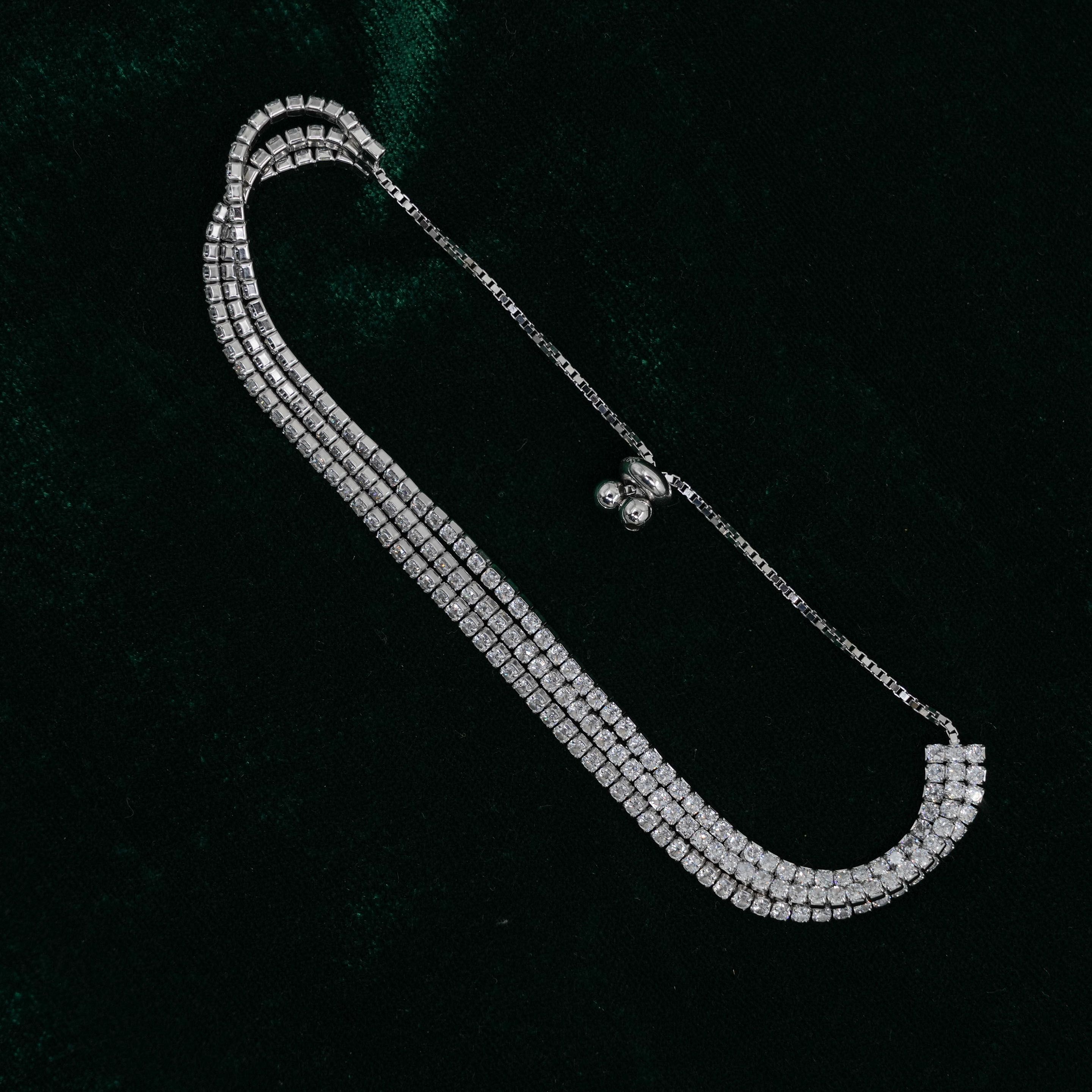 Silver Tennis Bracelet