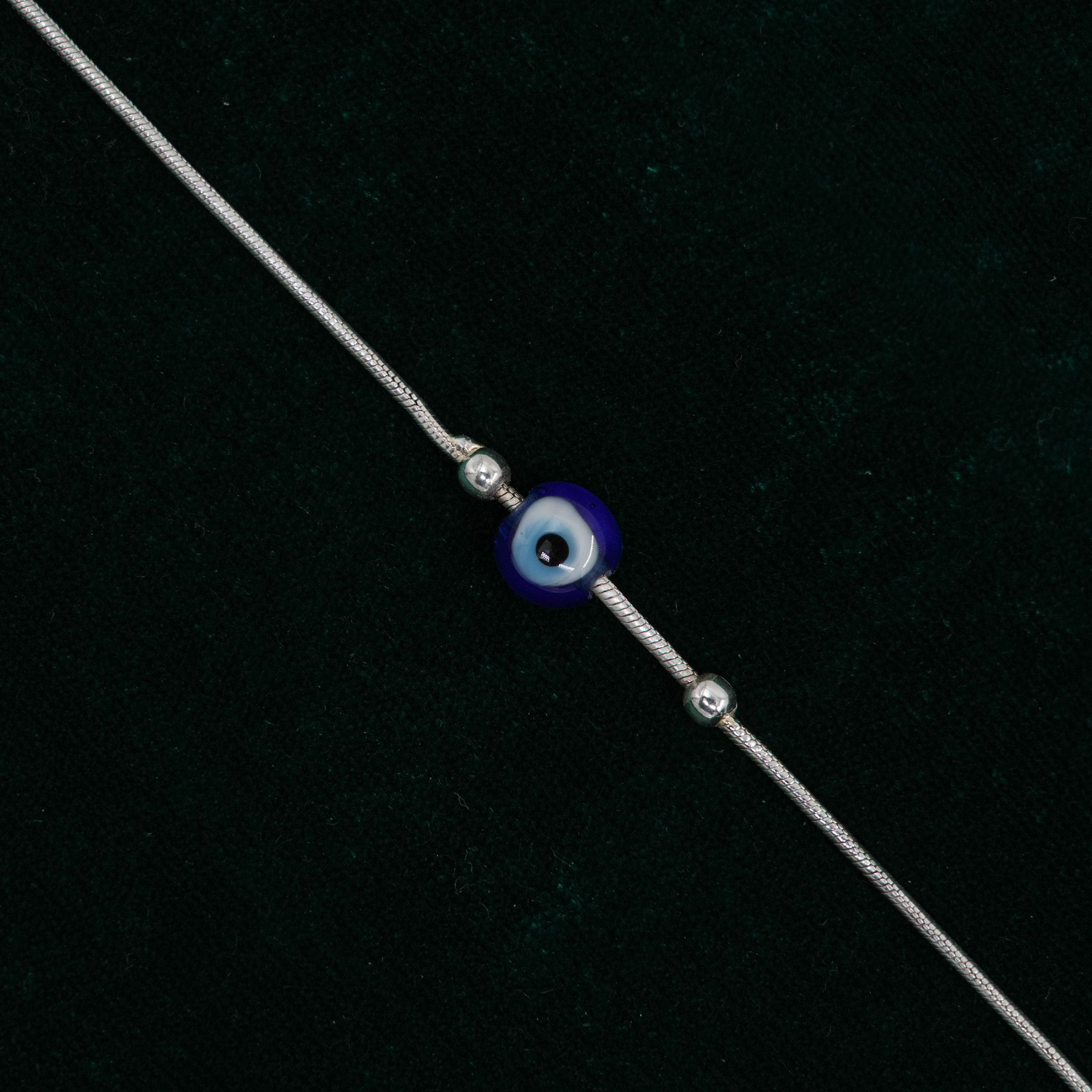 Silver Evil Bracelet