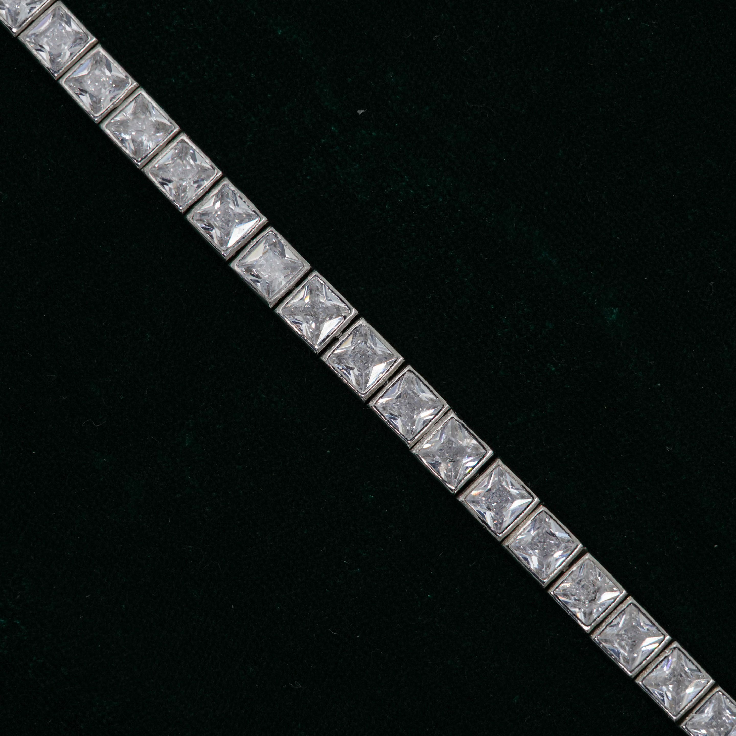 Raag Silver Jewellery - Silver Square Bracelet