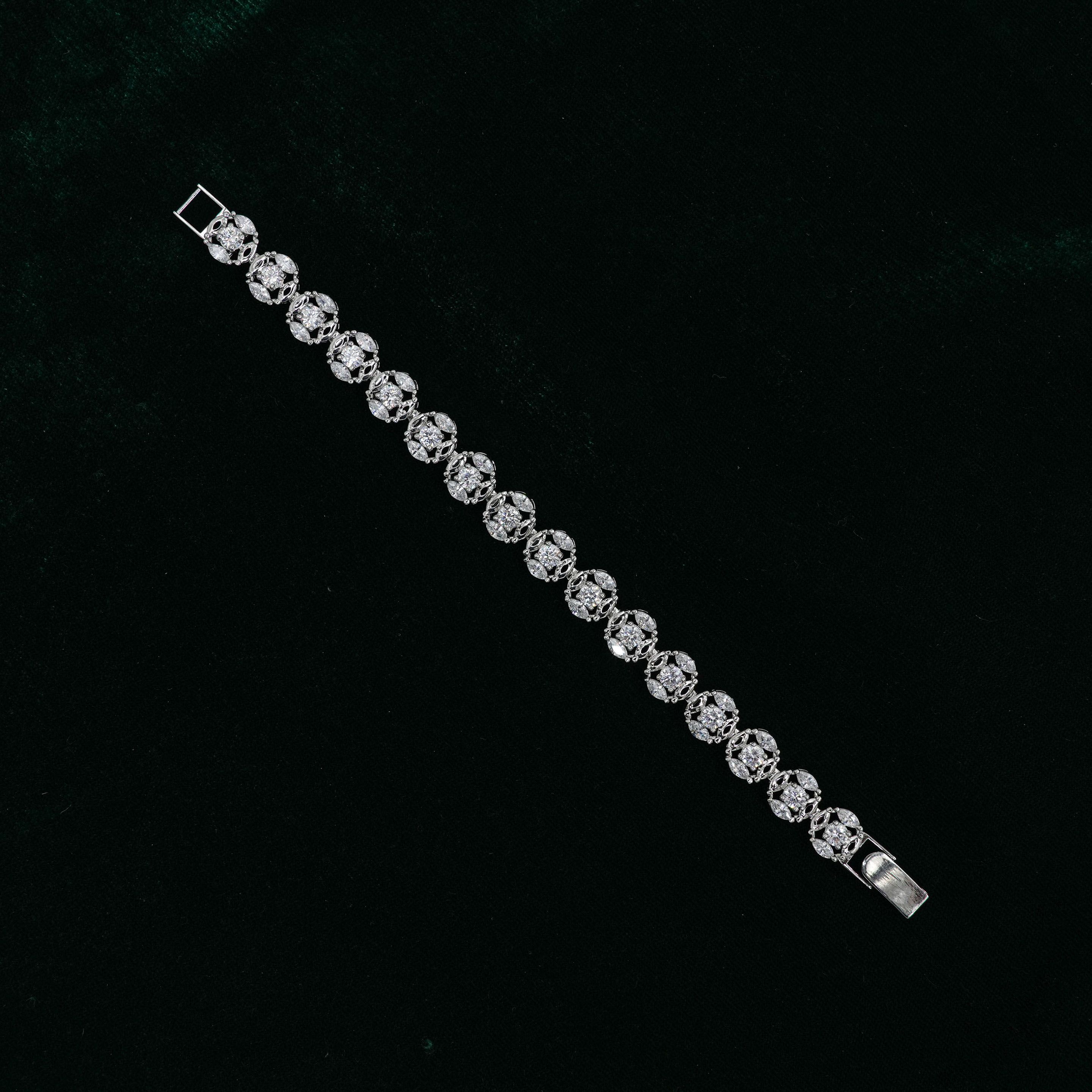 Raag Silver Jewellery - Silver Round Bracelet