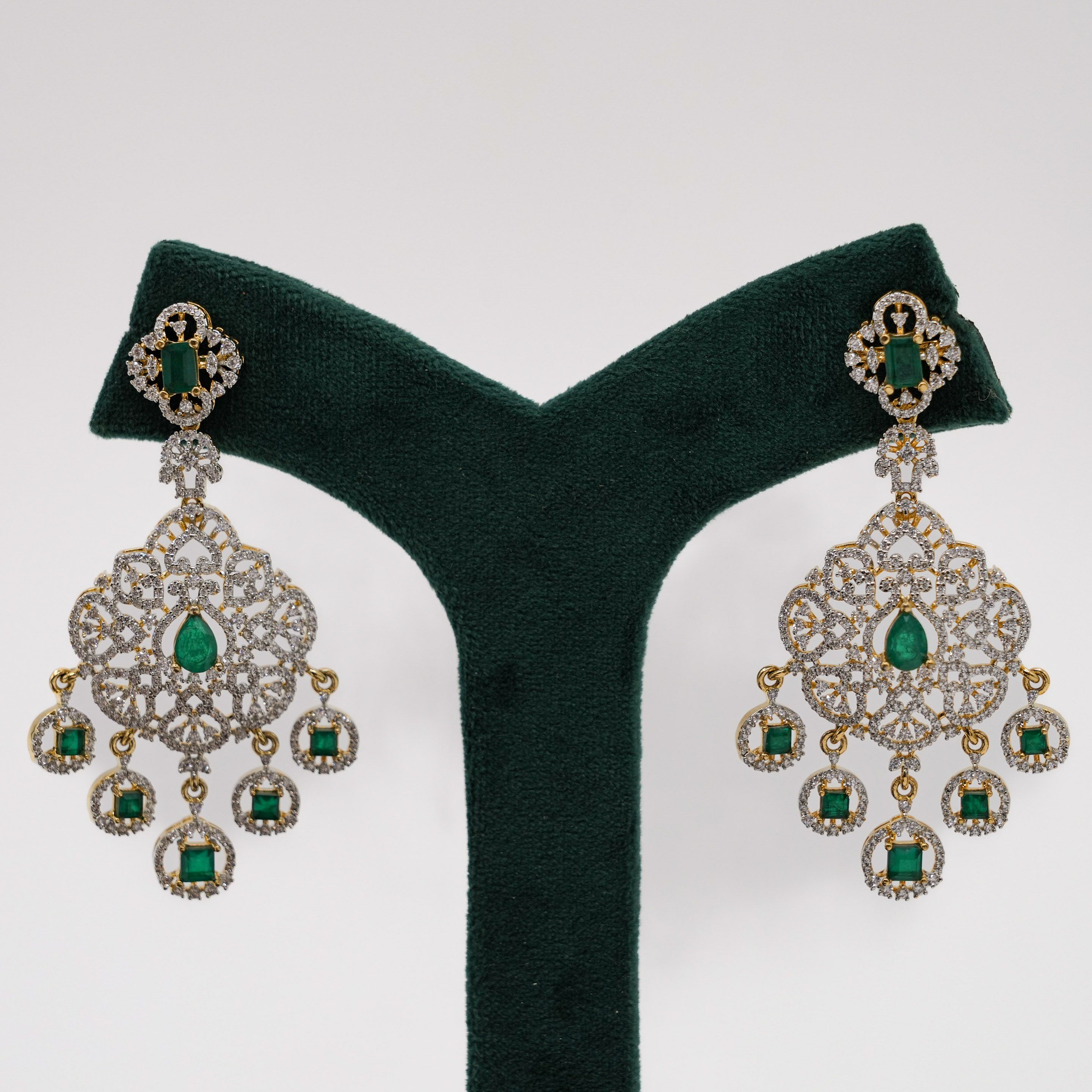 Emerald Drop Earrings