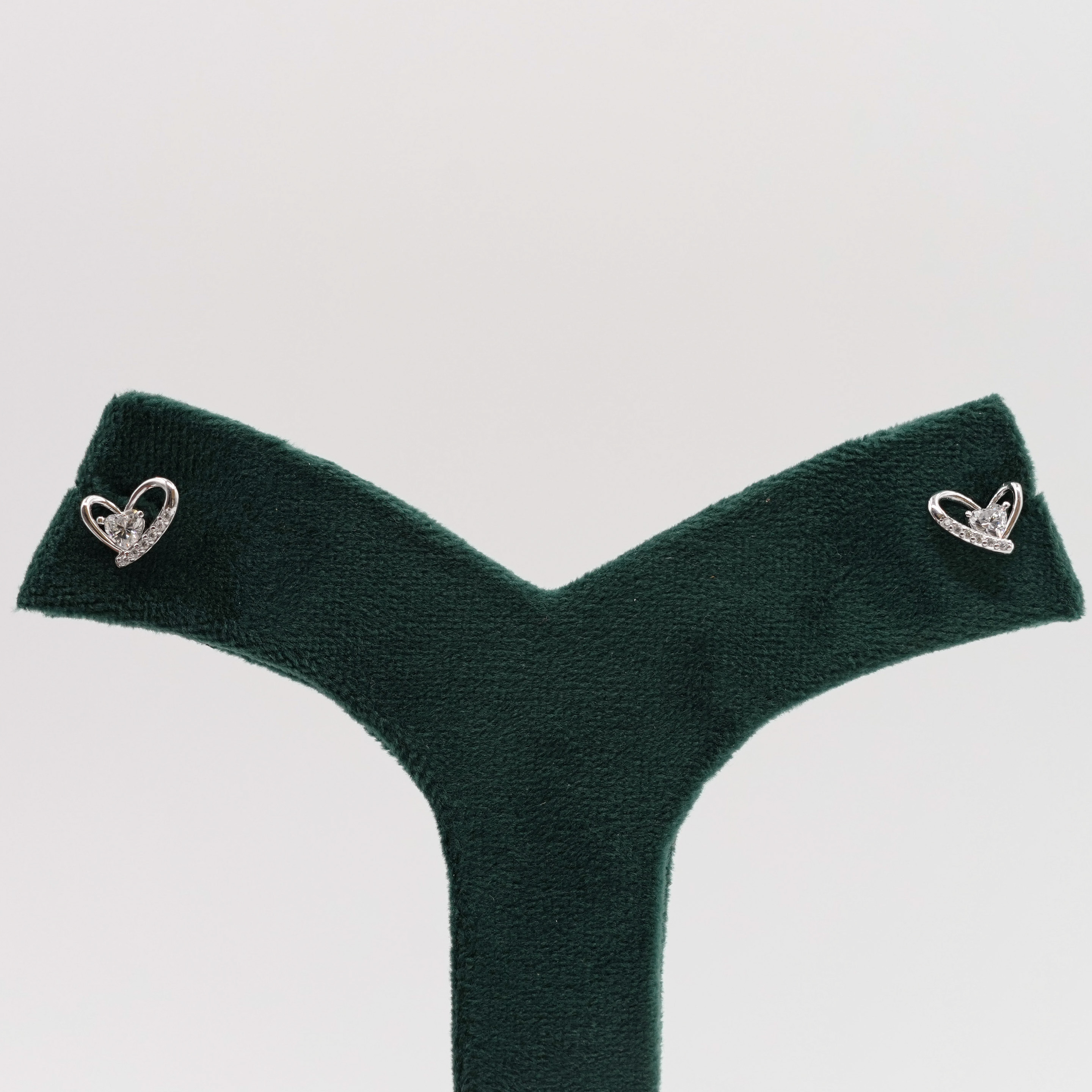 Raag Silver Jewellery - Silver Heart Earrings