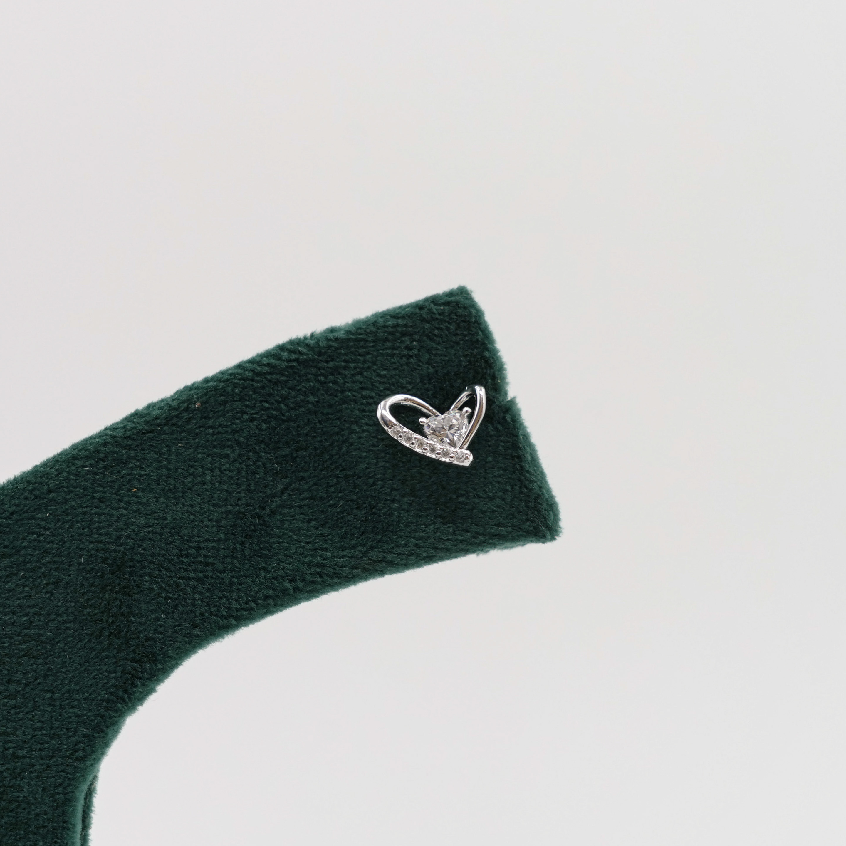 Raag Silver Jewellery - Silver Heart Earrings