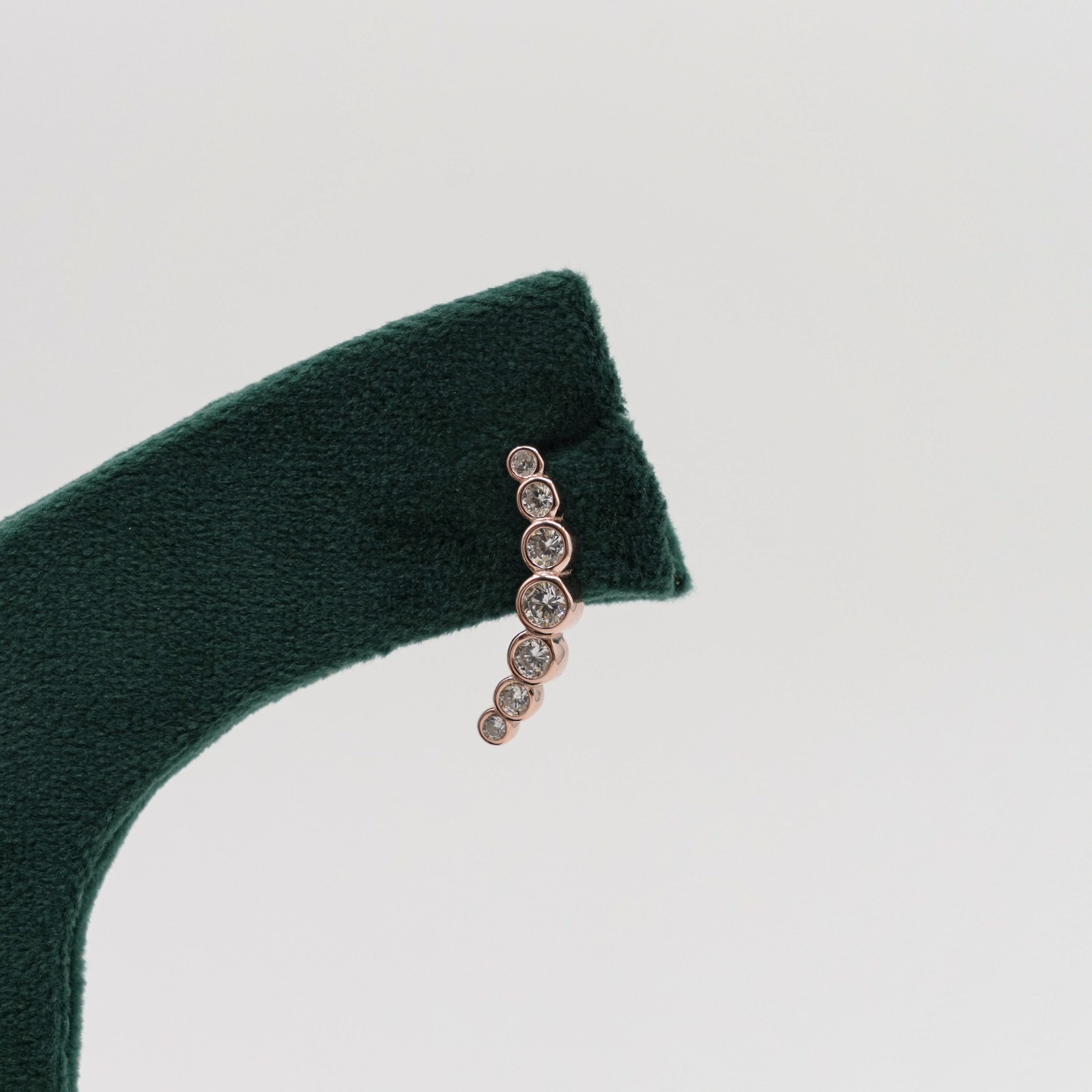 Raag Silver Jewellery - Silver Curve Earrings