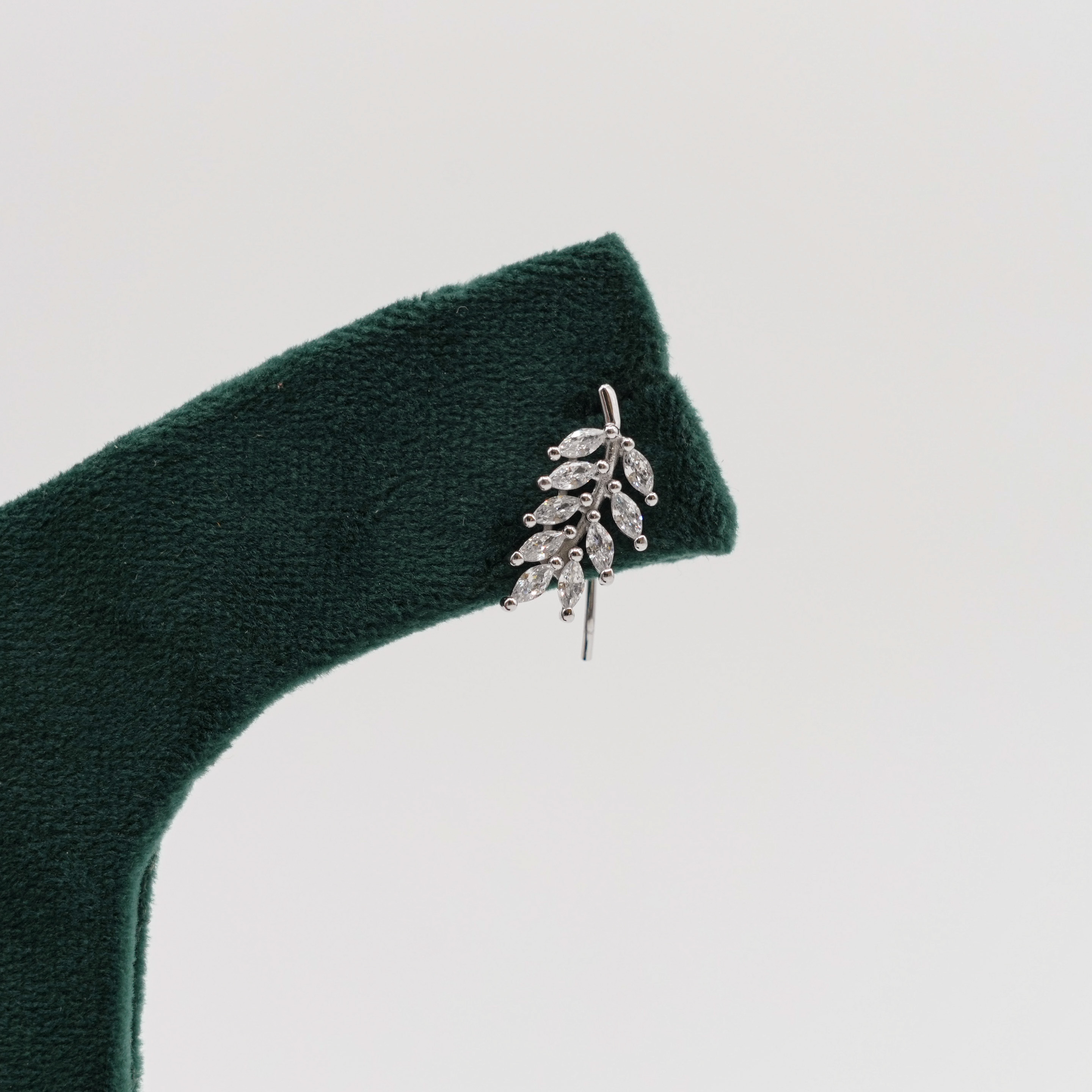 Raag Silver Jewellery - Silver Leaf Earrings