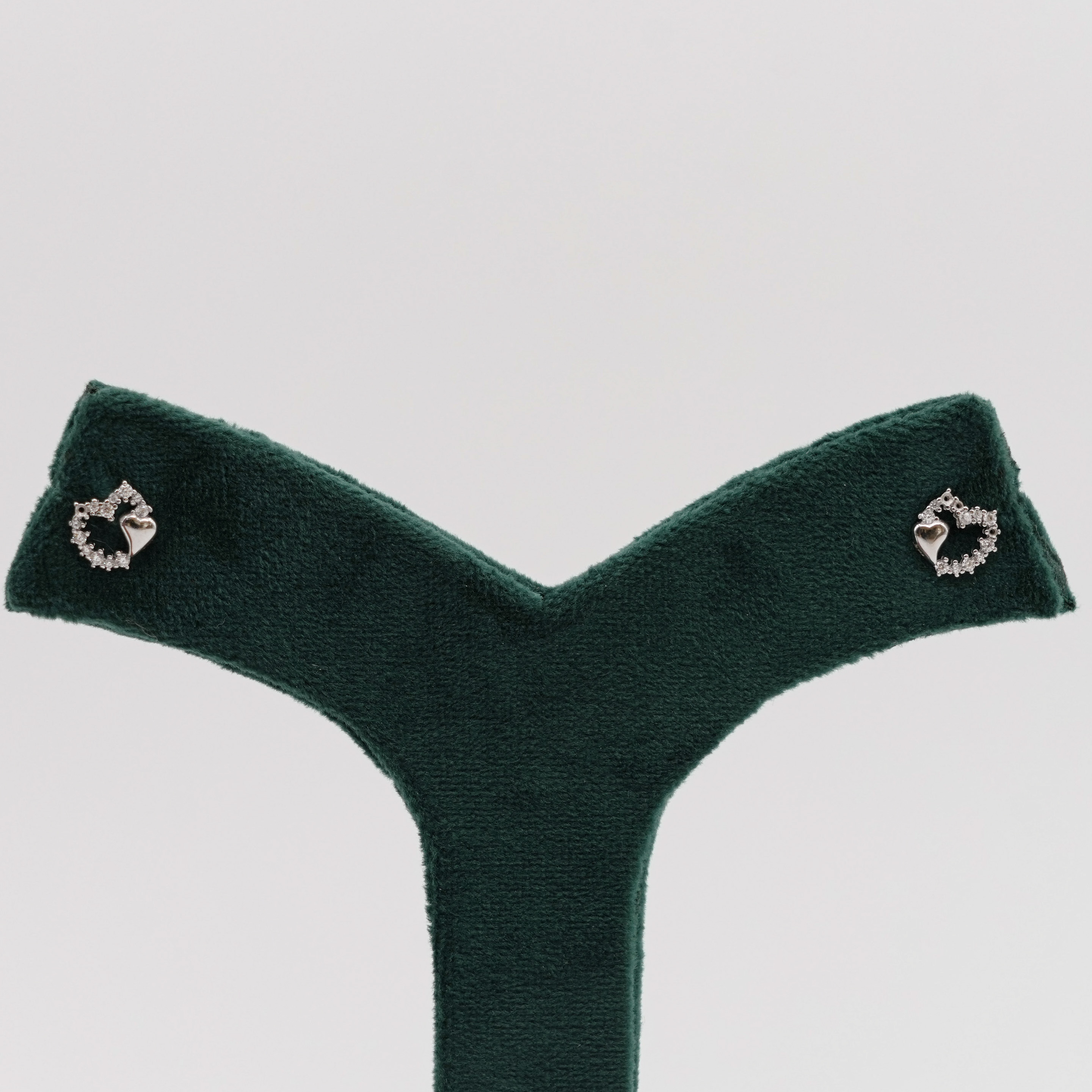 Raag Silver Jewellery - Silver Heart Earrings