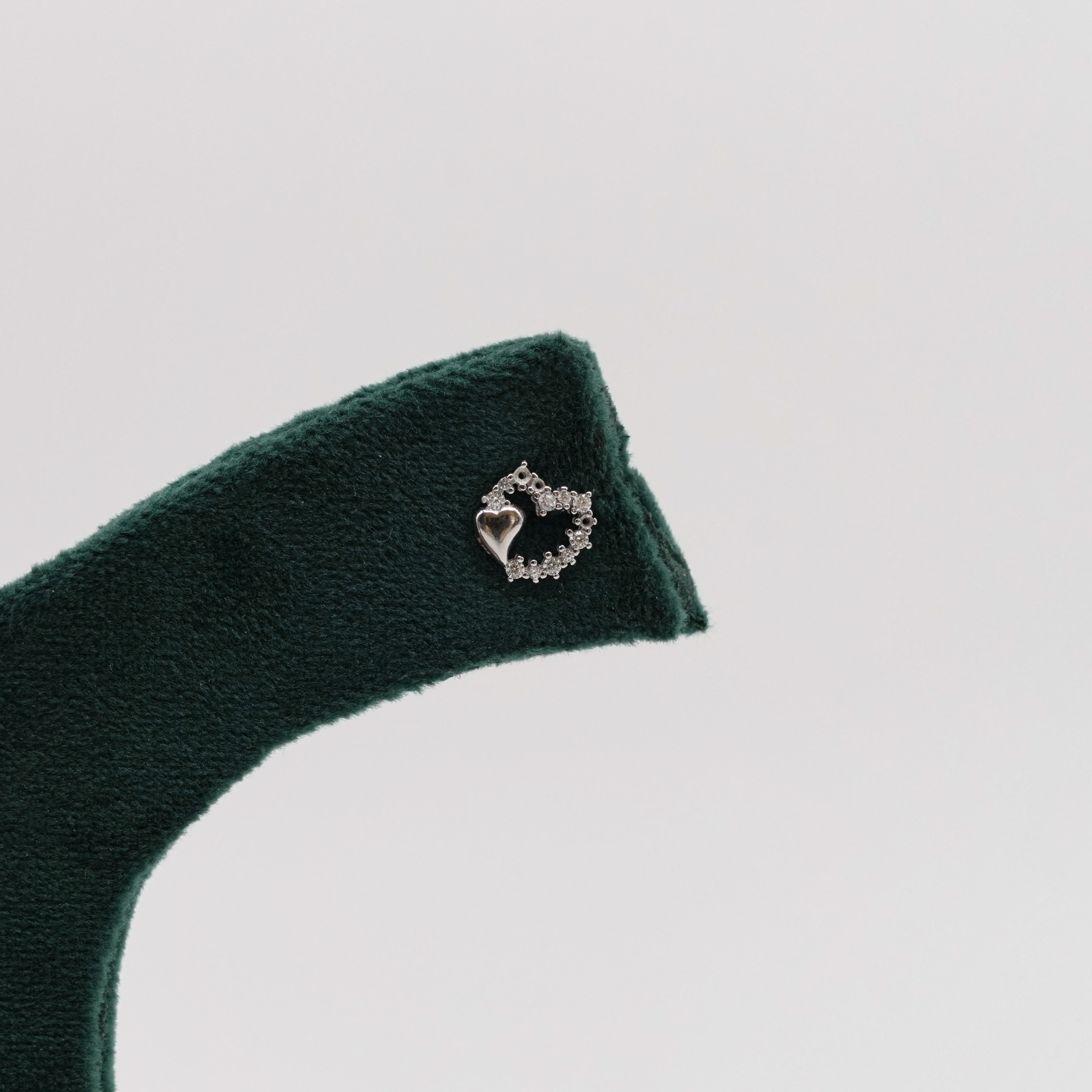 Raag Silver Jewellery - Silver Heart Earrings