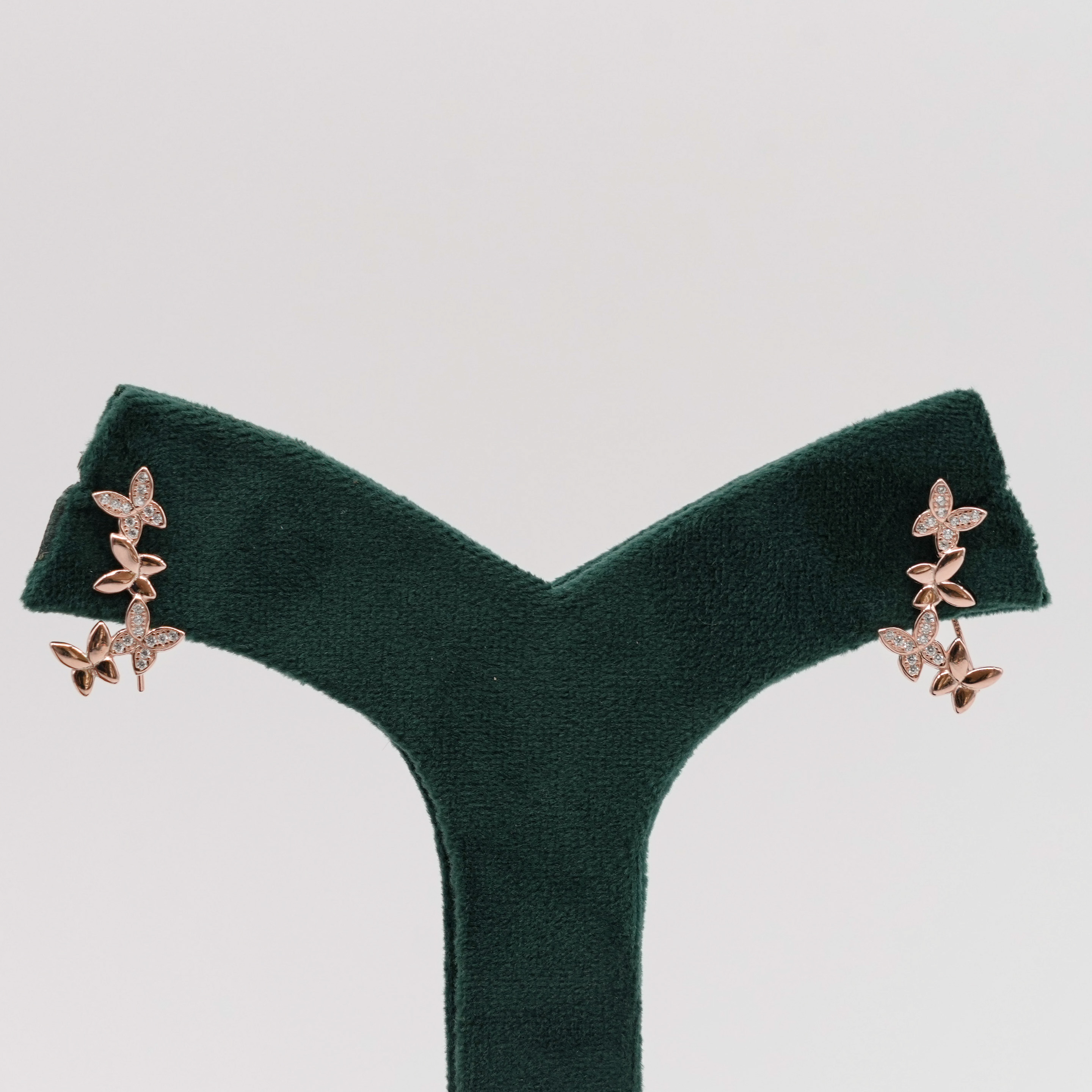 Raag Silver Jewellery - Butterfly Drop Earrings