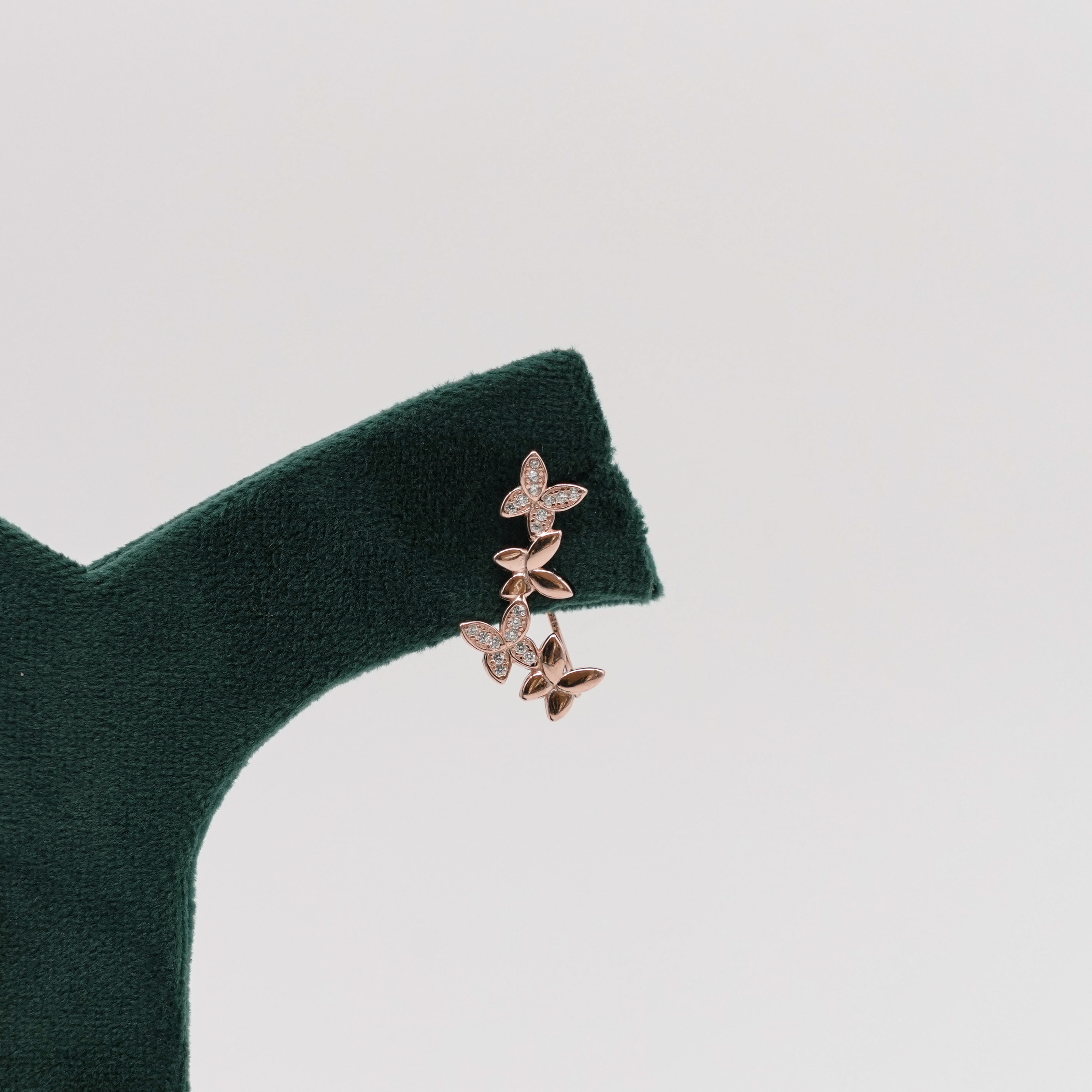 Raag Silver Jewellery - Butterfly Drop Earrings