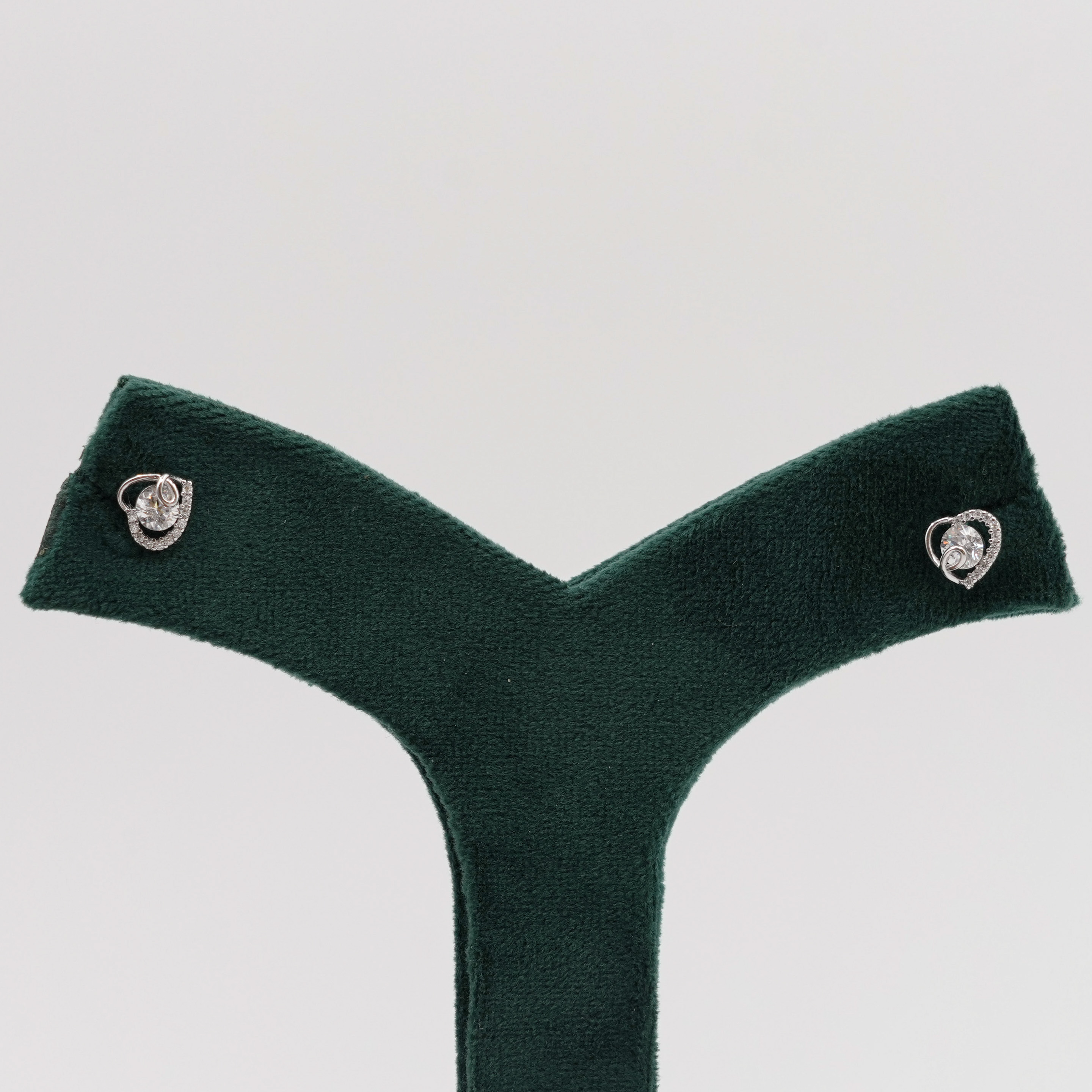 Raag Silver Jewellery - Silver Heart Earrings