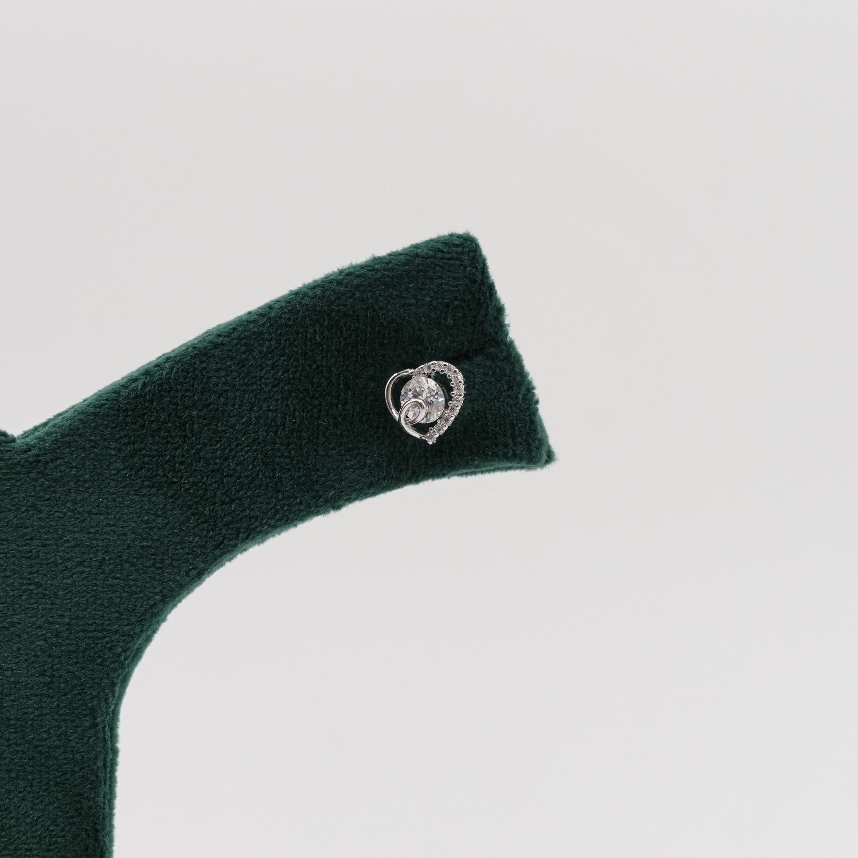 Raag Silver Jewellery - Silver Heart Earrings