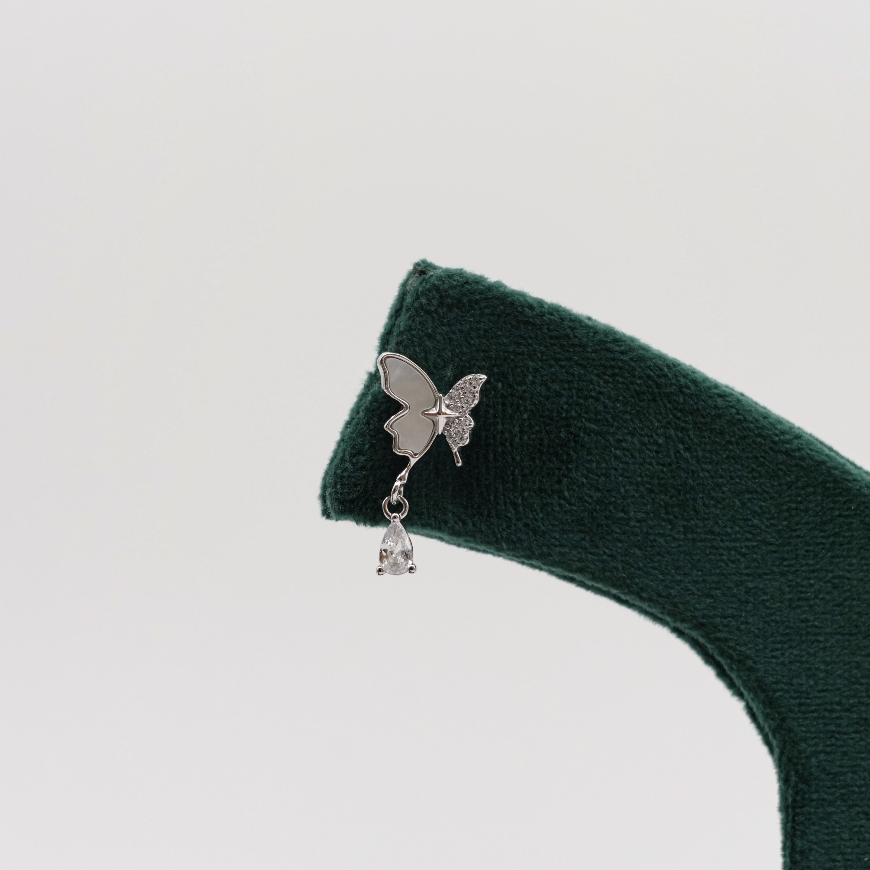 Order Silver Butterfly Earrings online in Hyderabad